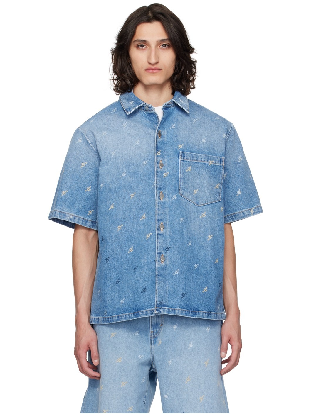 Blue Miles Denim Shirt - 1