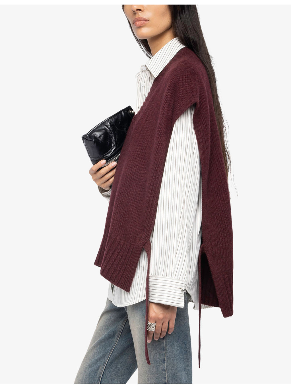 Maddy sleeveless cashmere jumper - 3