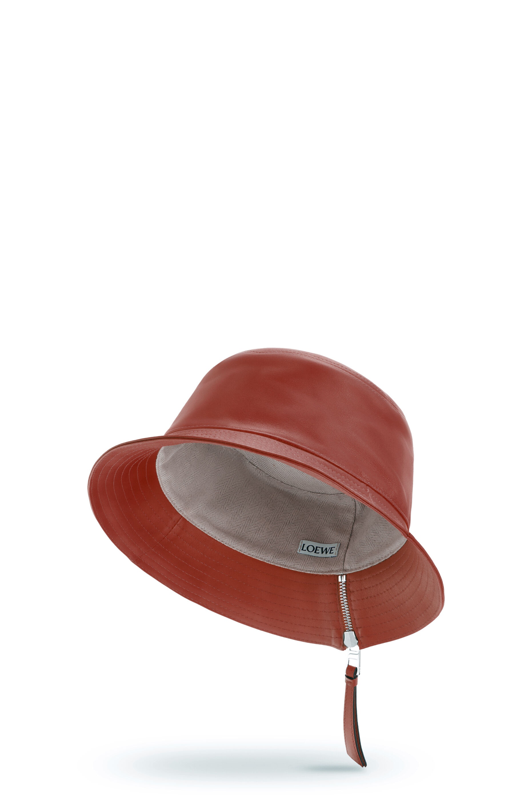 Fisherman hat in nappa calfskin - 1