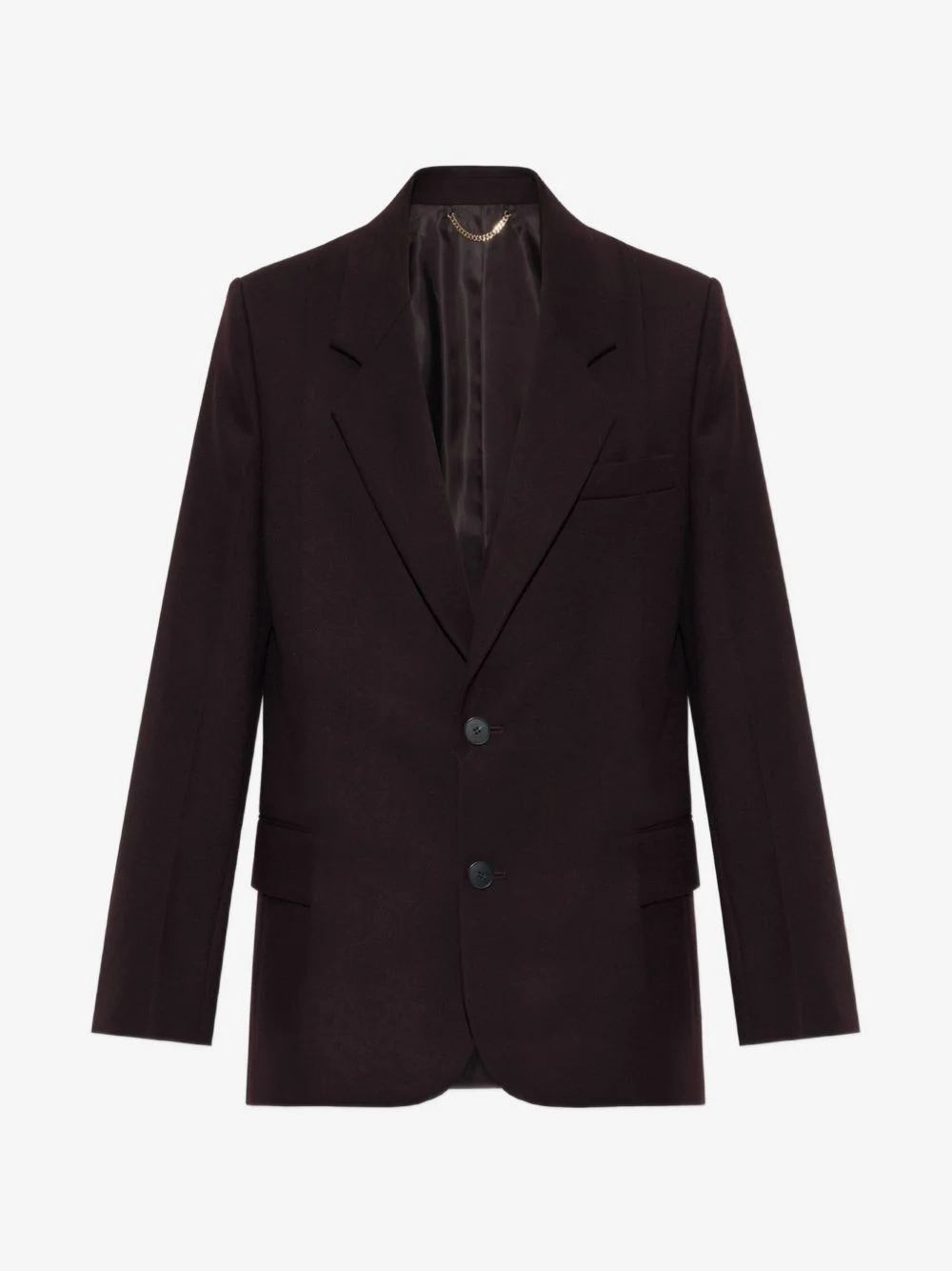 single-breasted notched-lapel blazer - 1