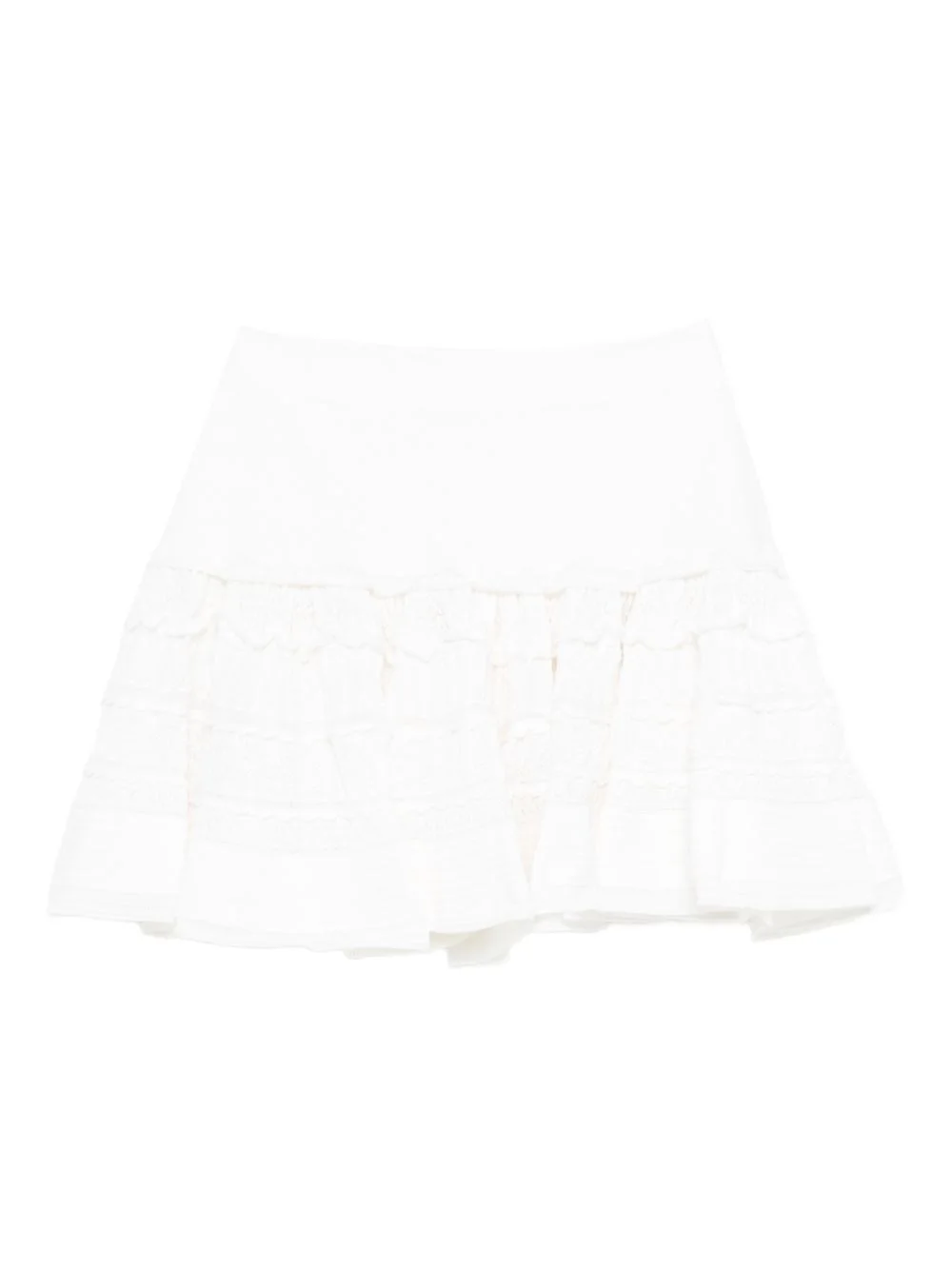 Wool ruffled skirt - 1