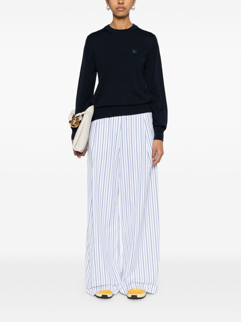 Maison Kitsuné fox-motif knitted jumper outlook