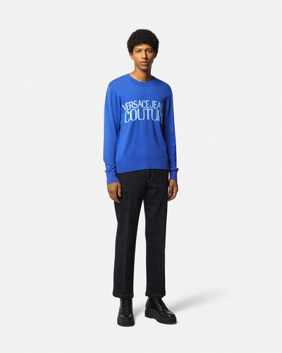 VERSACE JEANS COUTURE Logo Knit Sweater outlook