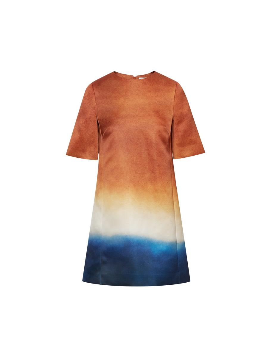 ABSTRACT OMBRÉ SHIFT DRESS - 4