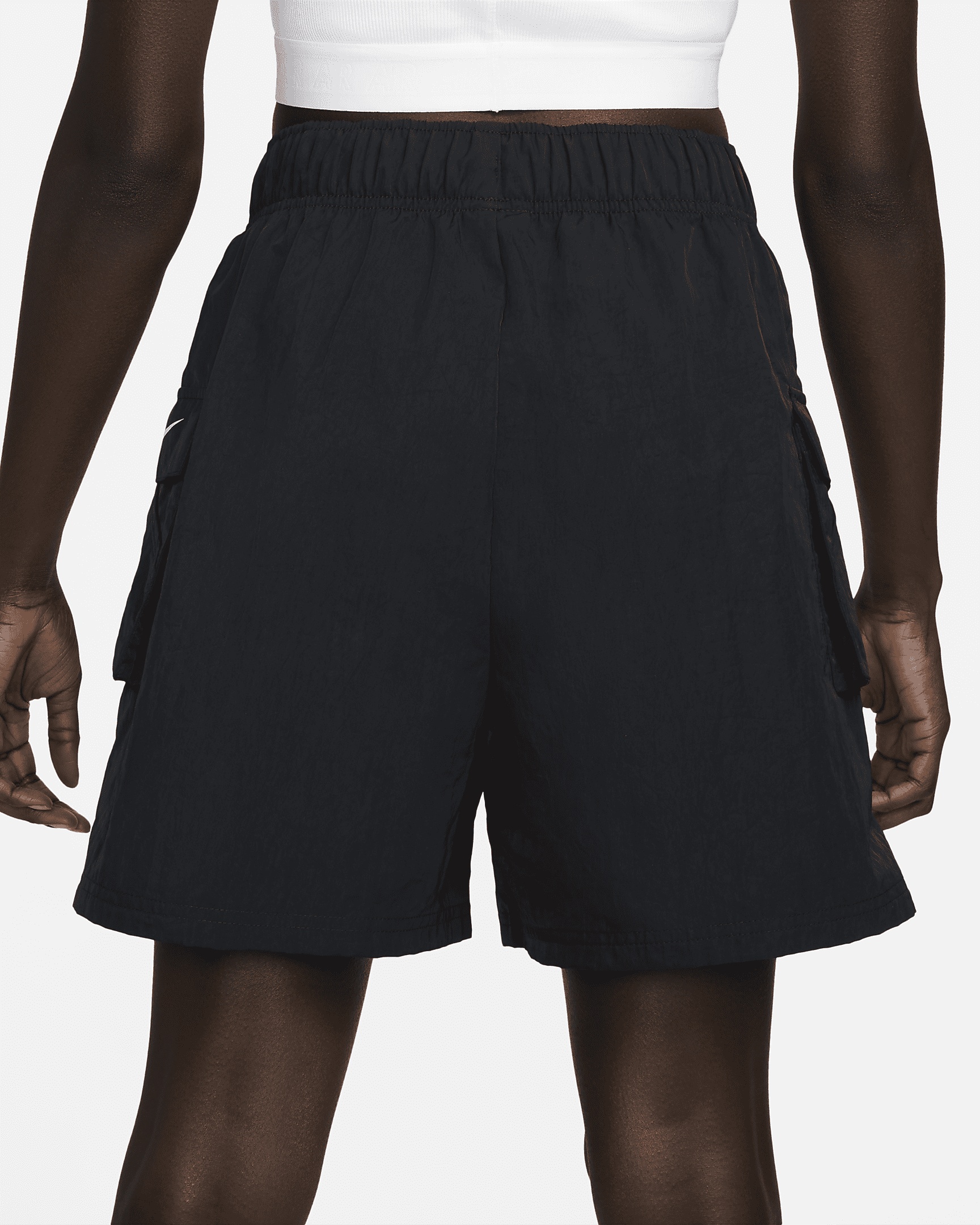 Women's Nike Sportswear Essential Woven High-Rise Shorts - 3