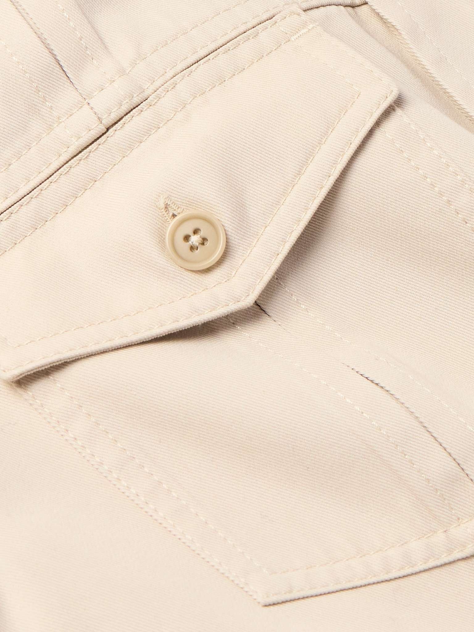 Cotton and Silk-Blend Twill Overshirt - 3