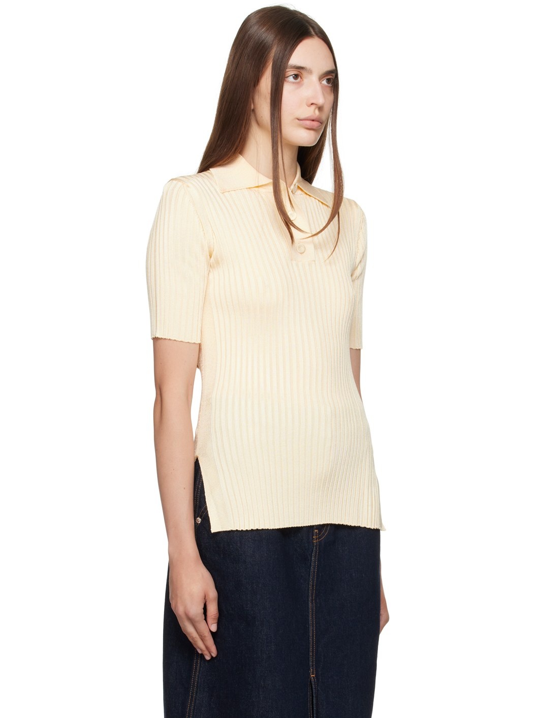 Yellow Vented Polo - 2