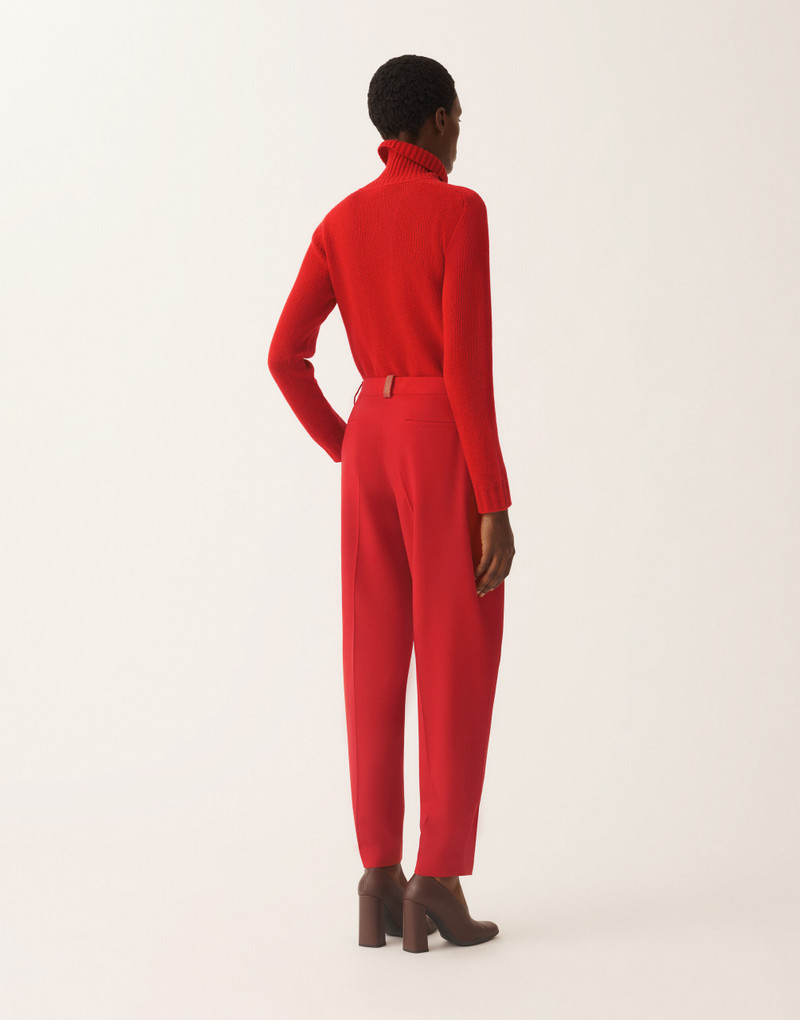 Bi-stretch fresco wool trousers 4
