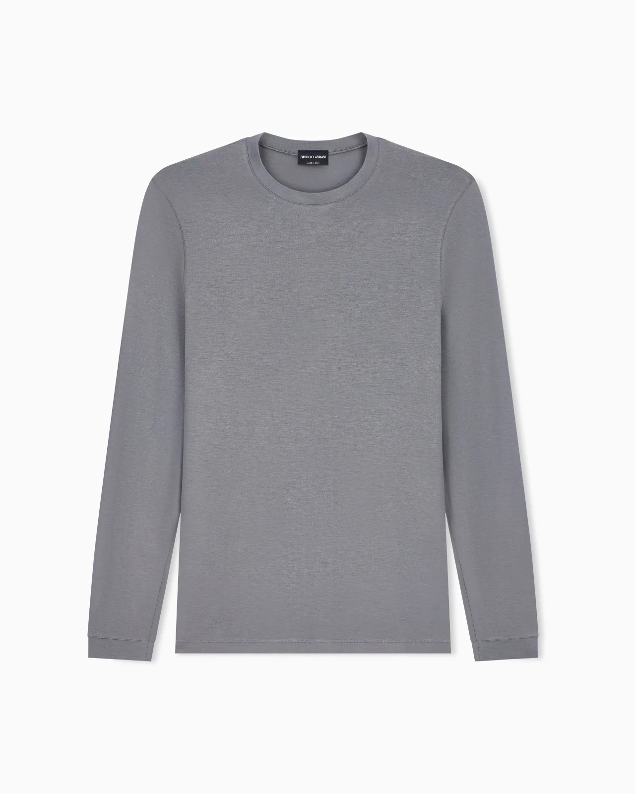 LONG SLEEVE JUMPER IN STRETCH VISCOSE - 1