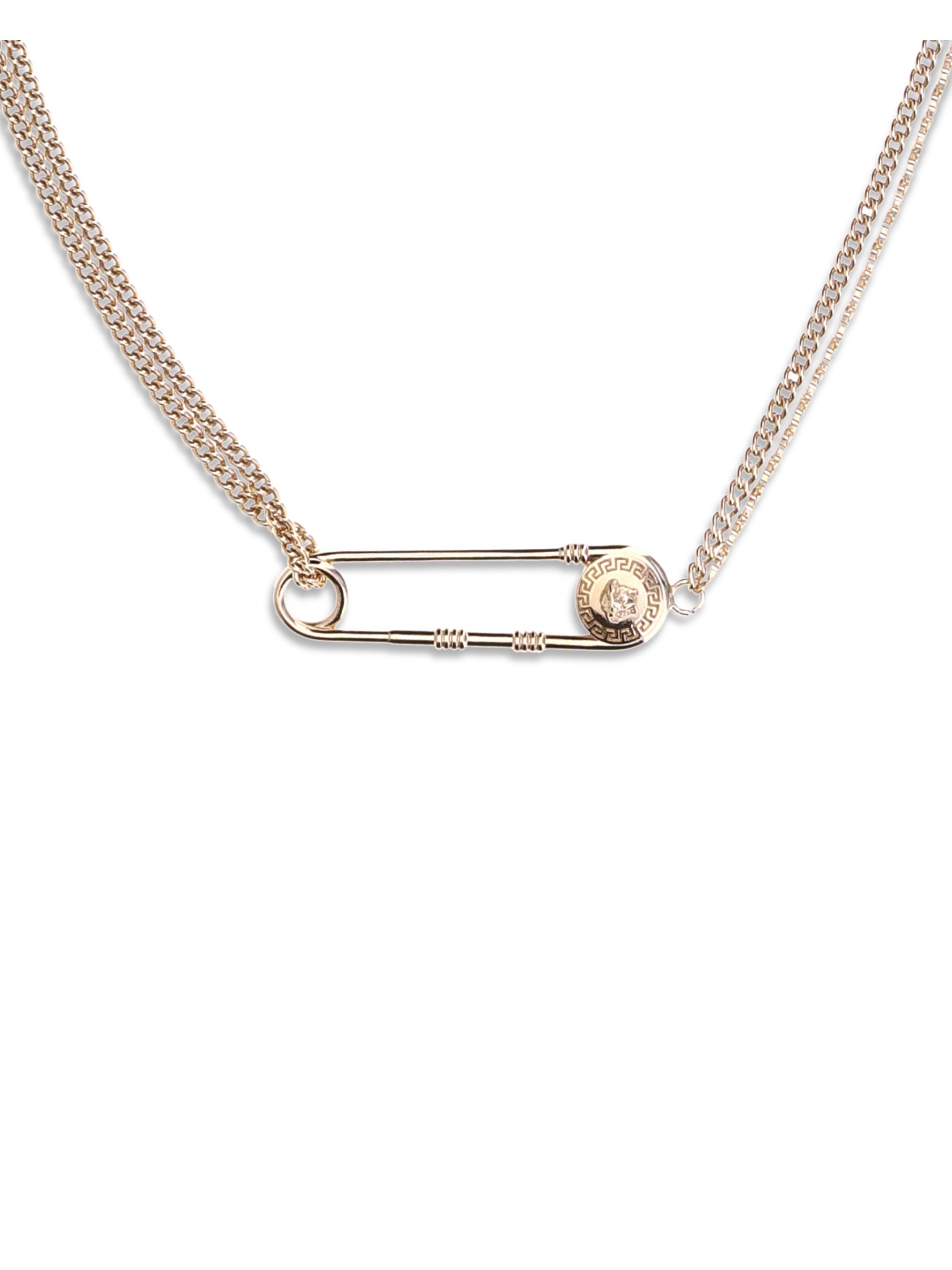 Versace Women Safety Pin Necklace - 3