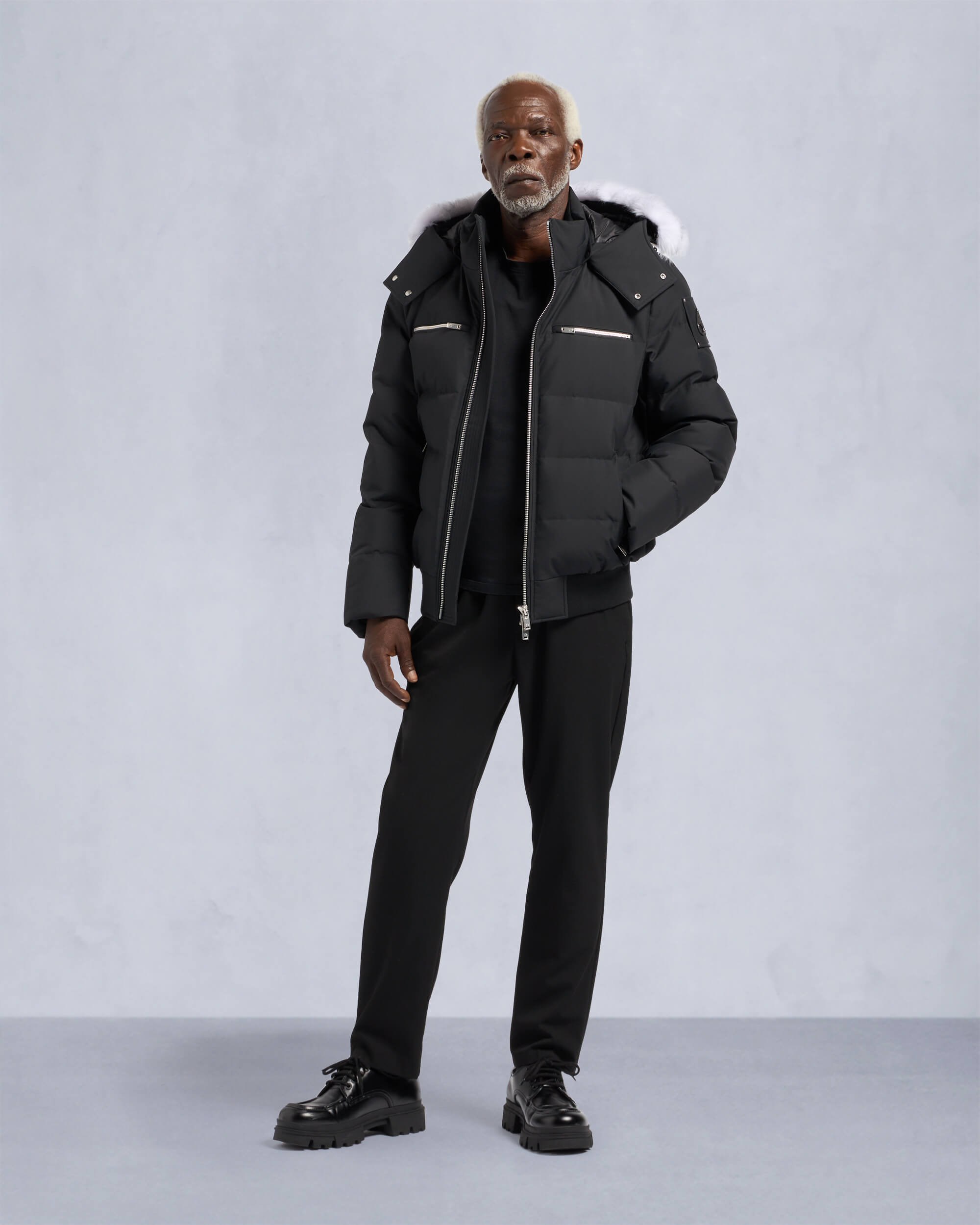 CLOUD SHEARLING BOMBER JACKET - 2