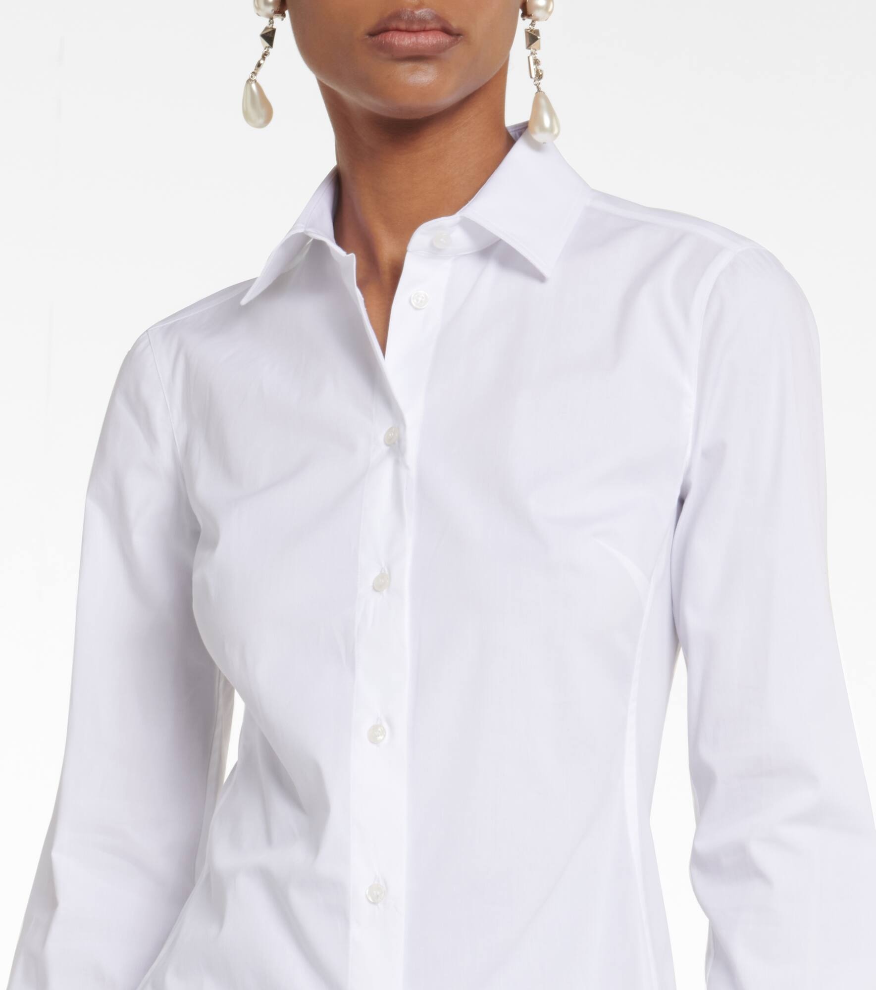 Cotton poplin shirt - 4