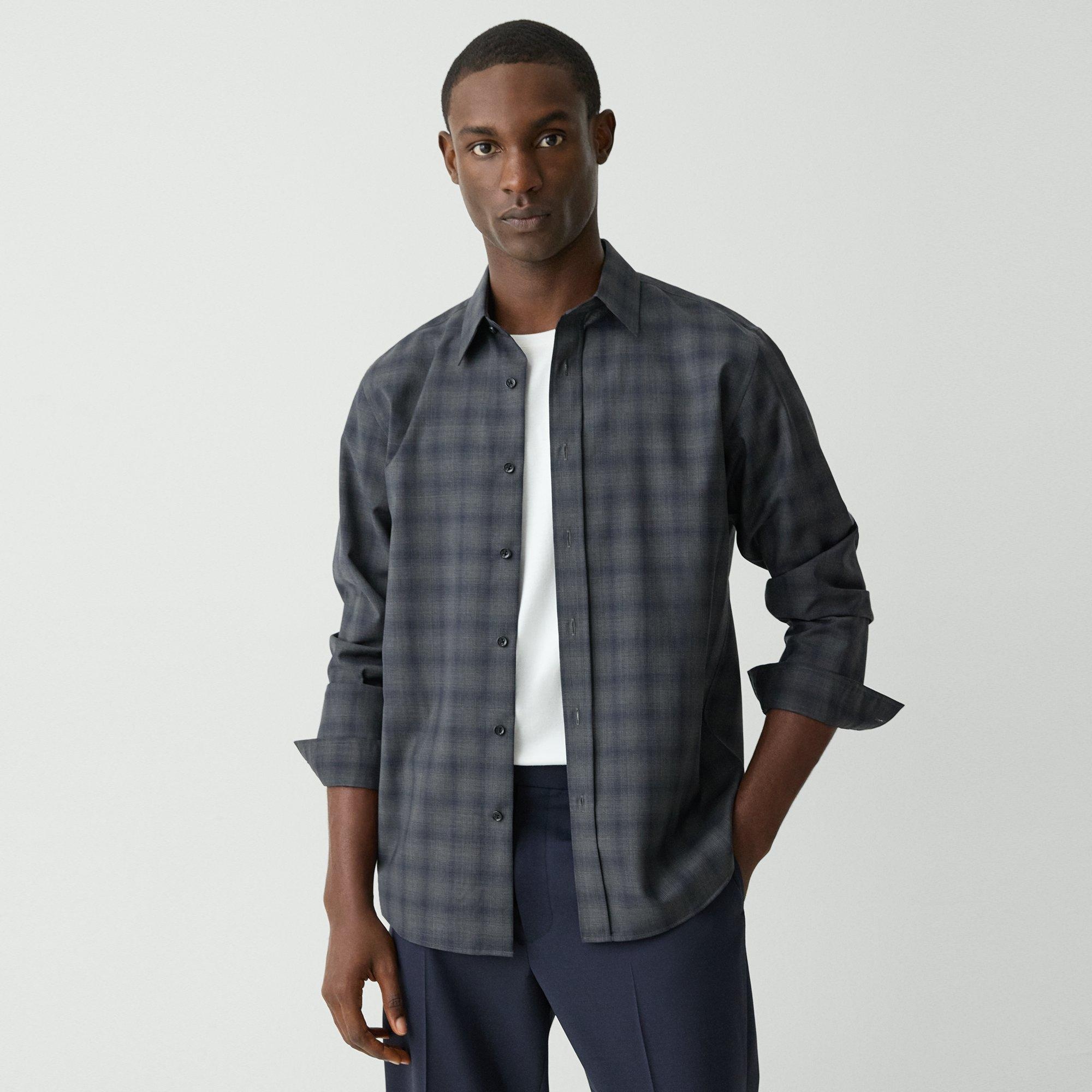 Irving Shirt in Checked Wool - 2