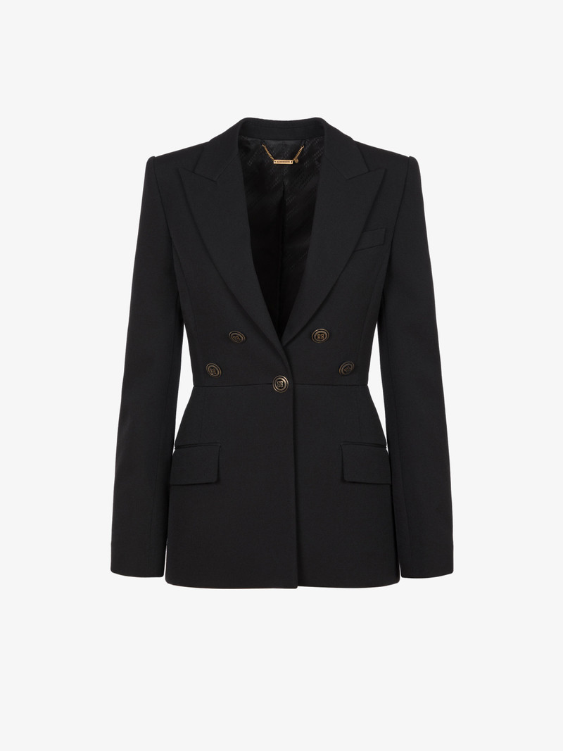 Jacket in grain de poudre with 4G buttons 1