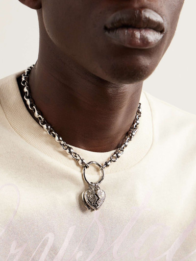 Acne Studios Silver-Tone Chain Necklace outlook