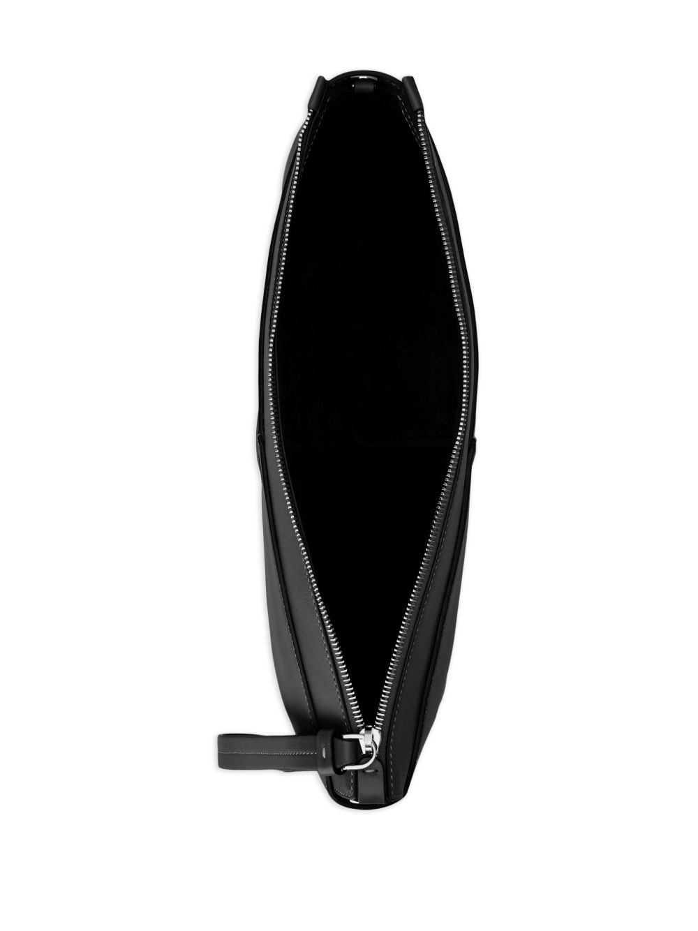 medium leather clutch bag - 5