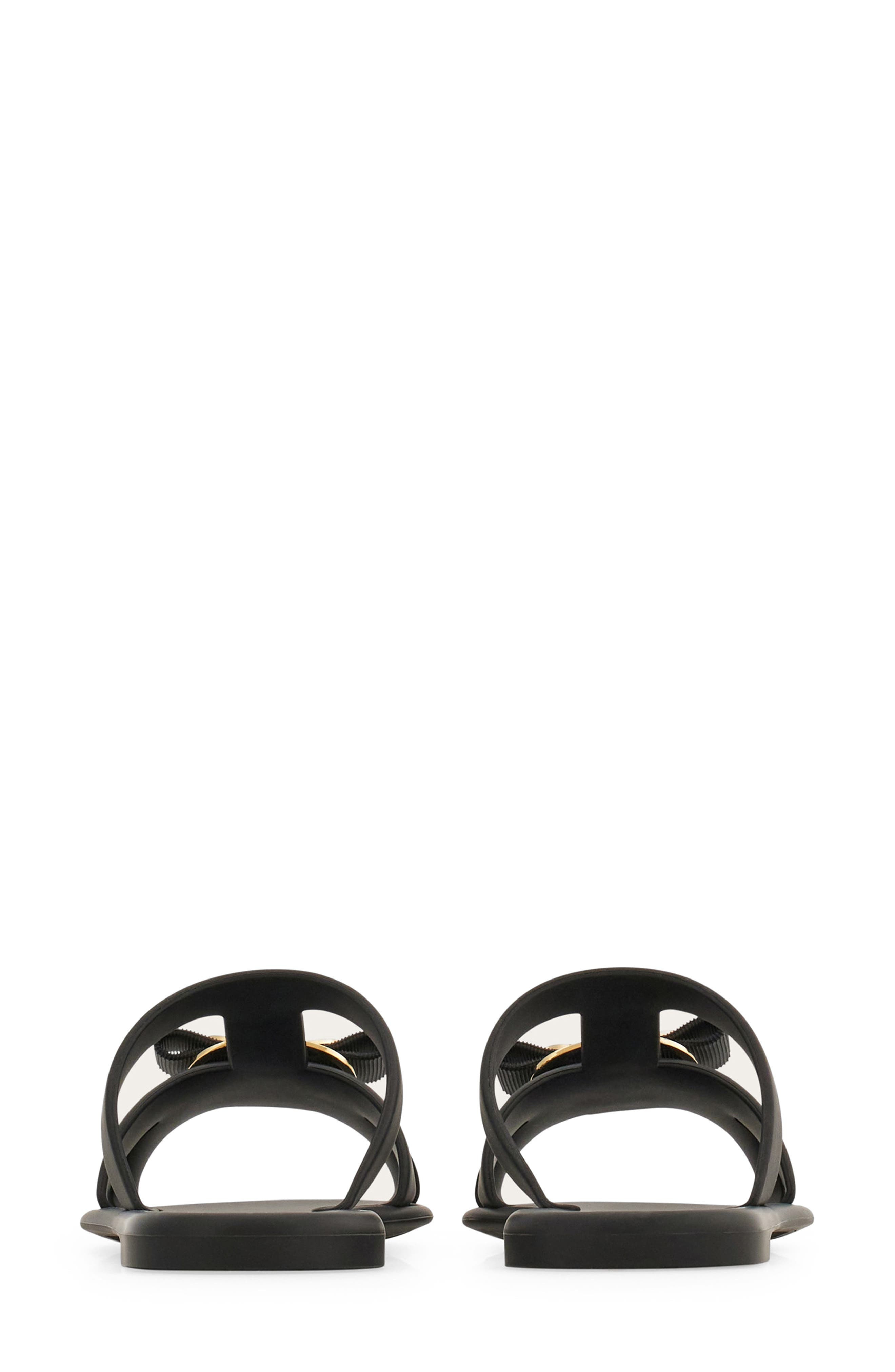 FERRAGAMO Lilou Slide Sandal (Women) in Nero at Nordstrom - 4