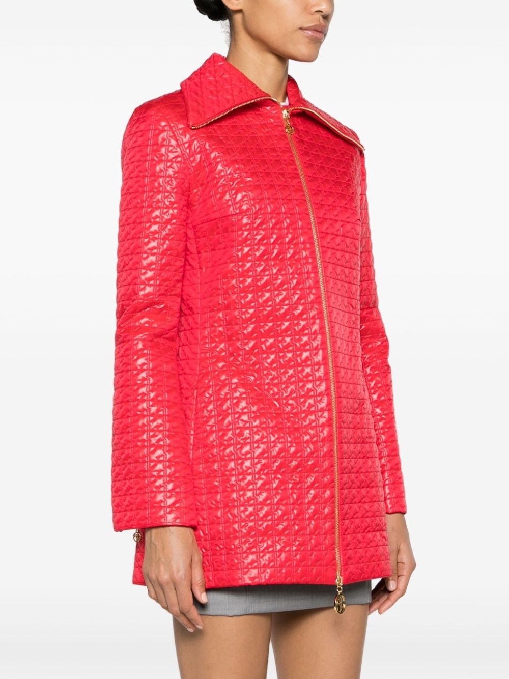 monogram-quilted shell jacket - 3
