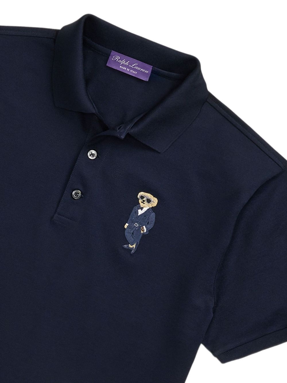 embroidered-logo polo shirt - 2