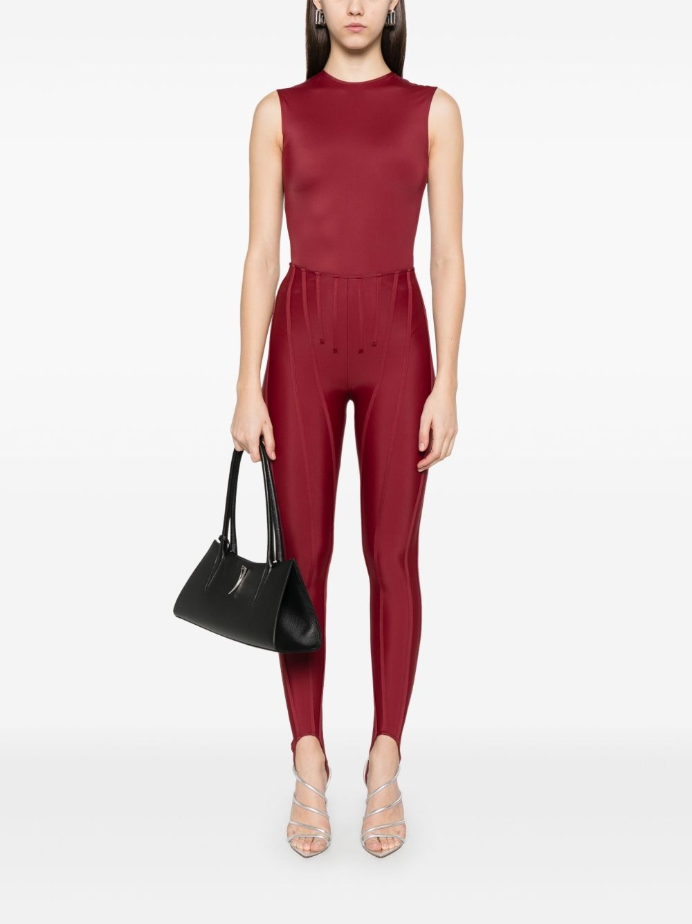 logo-embossed bodysuit - 2