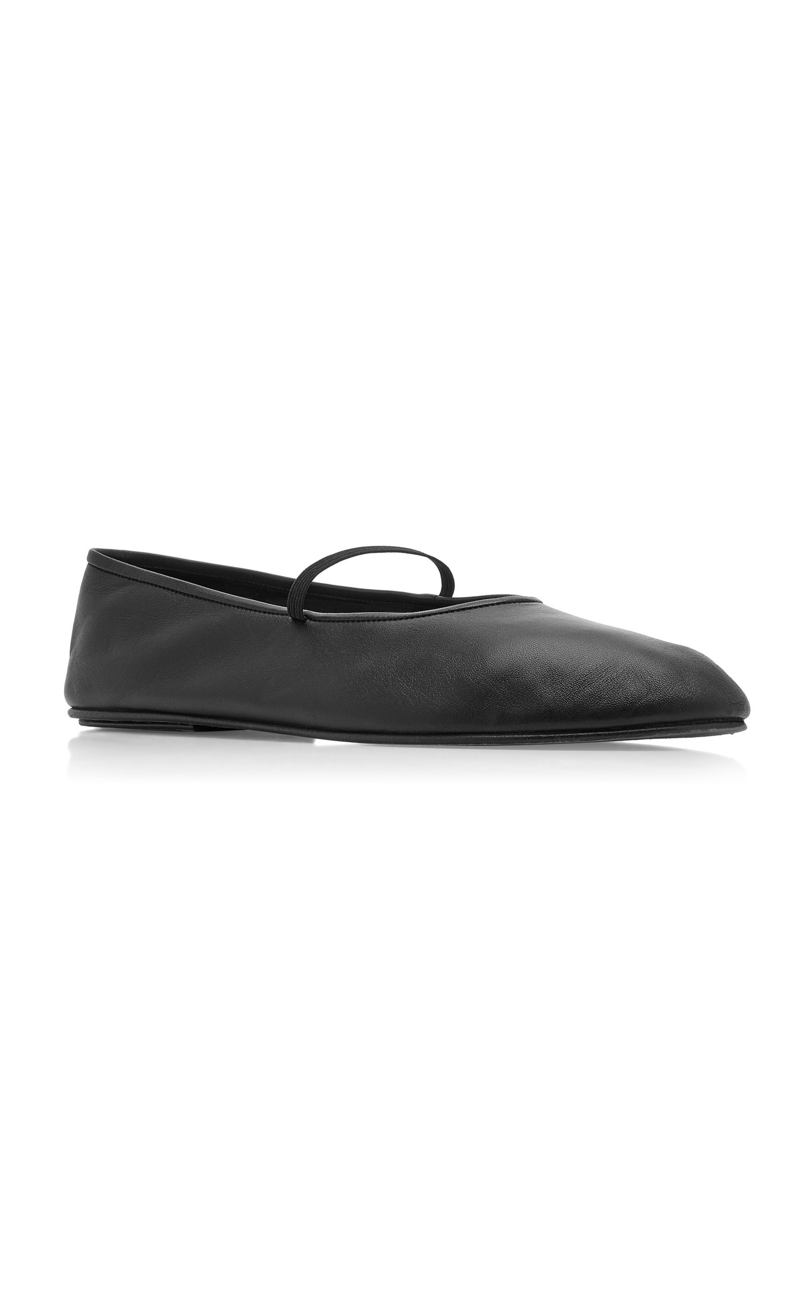 Leather Ballet Flats black - 5