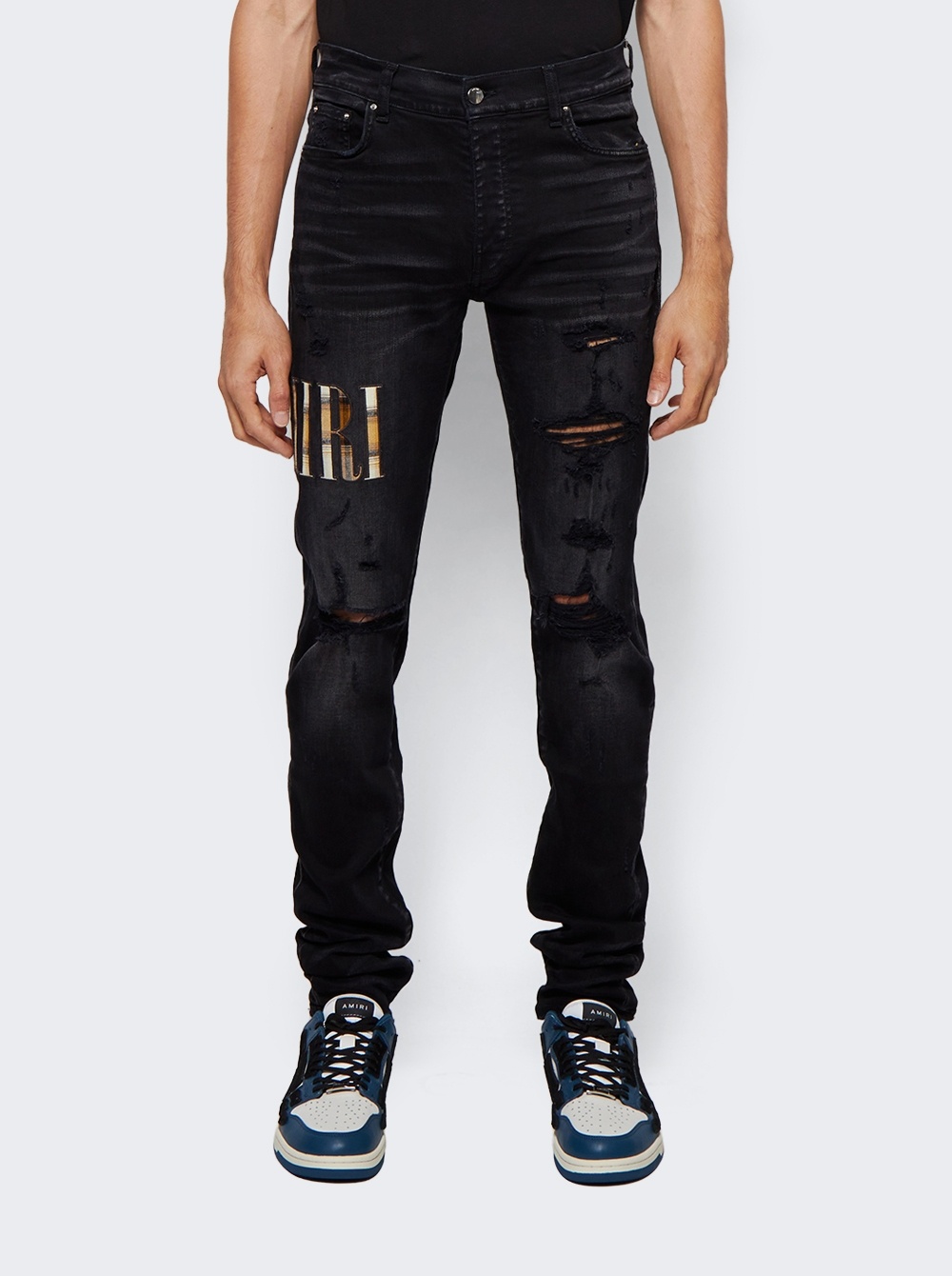 Flannel Core Logo Jean Aged Black - 3