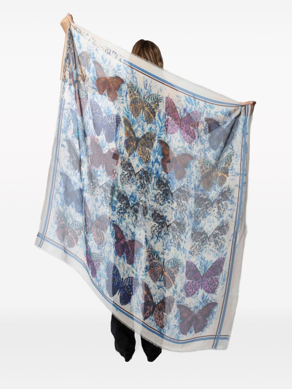 Kerry printed modal scarf - 5