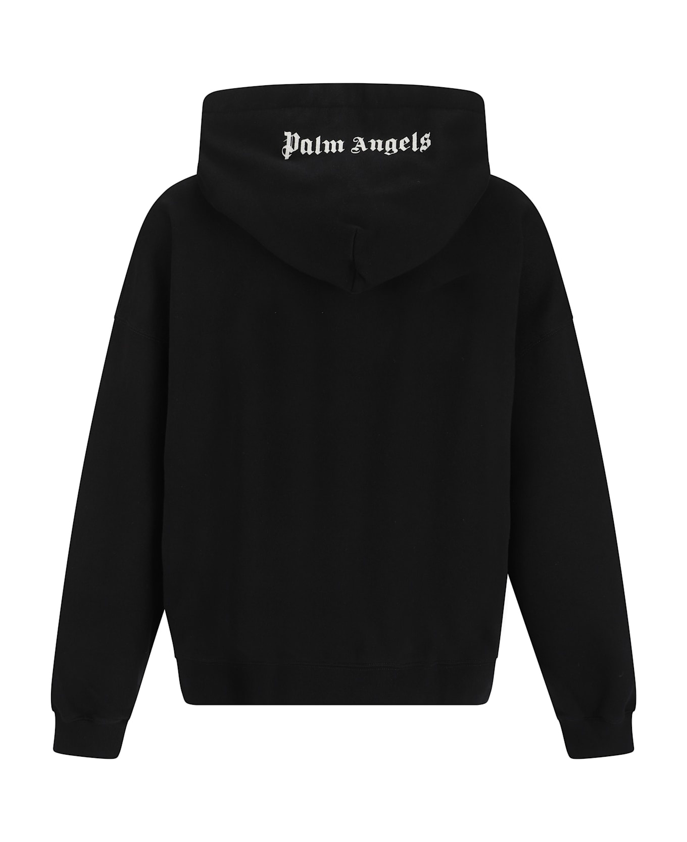 Black Cotton Oversize Sweatshirt - 2