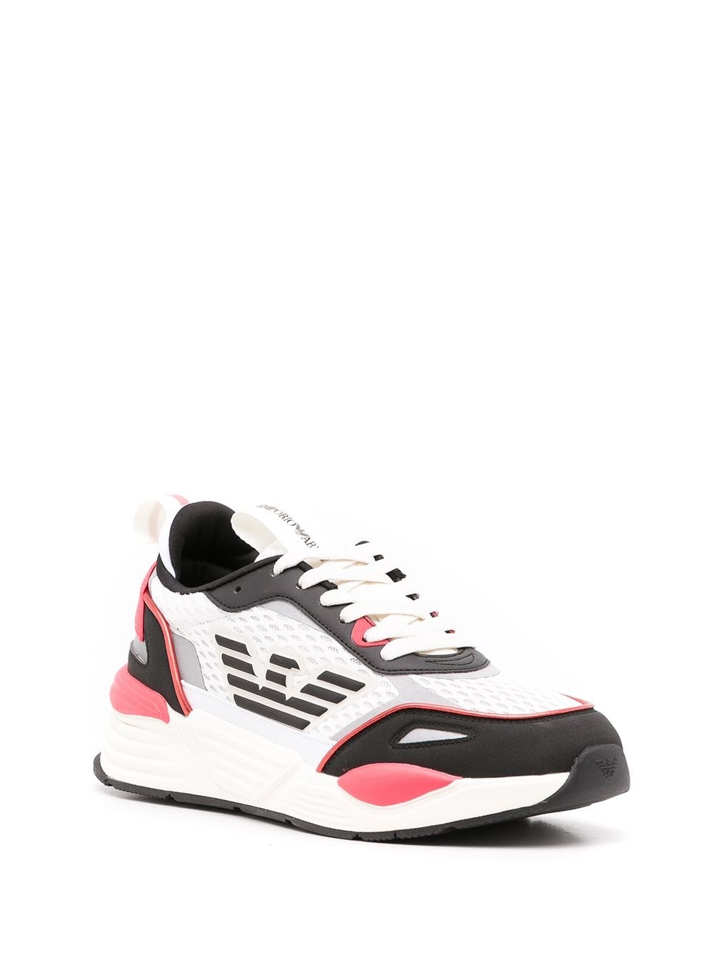 panelled low-top sneakers - 2