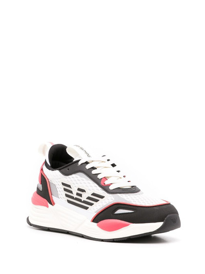 EMPORIO ARMANI panelled low-top sneakers outlook