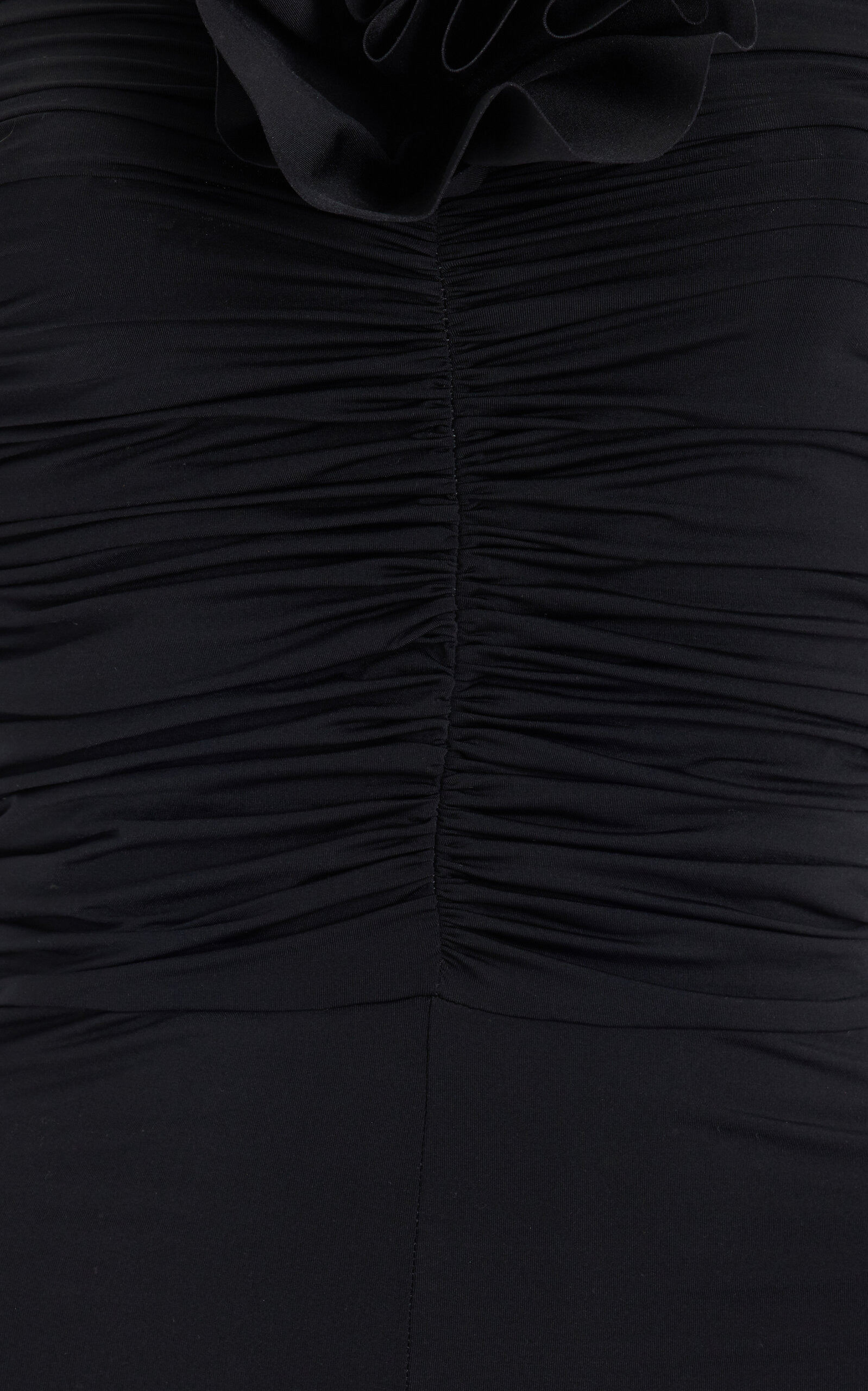 Matuna Floral-Appliquéd Strapless Jumpsuit black - 5