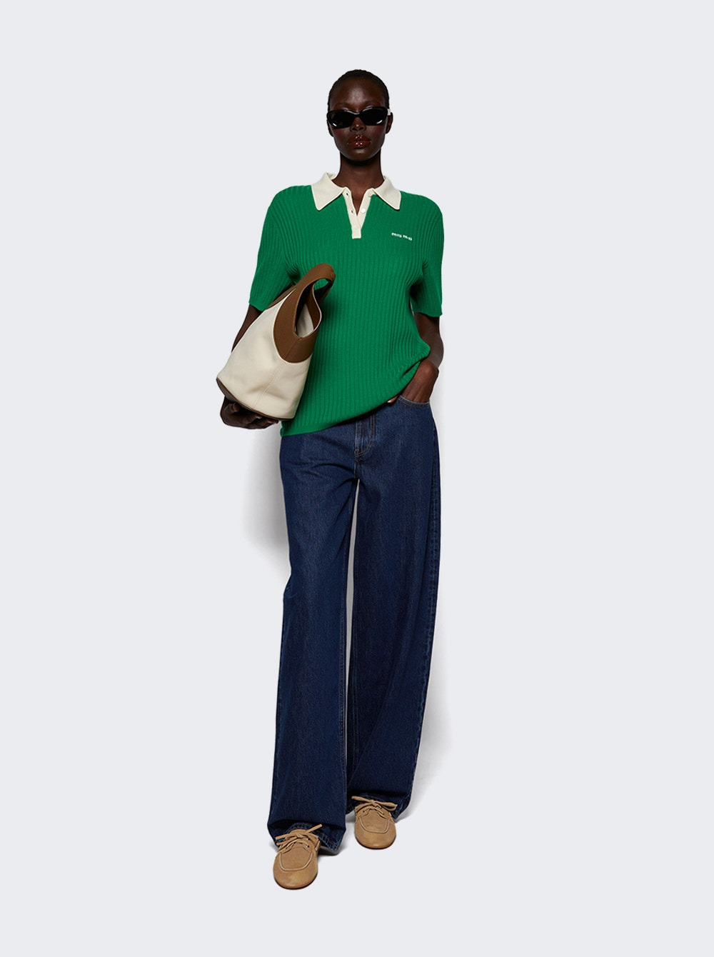 Polo Rib Shirt Prato And Naturale - 2