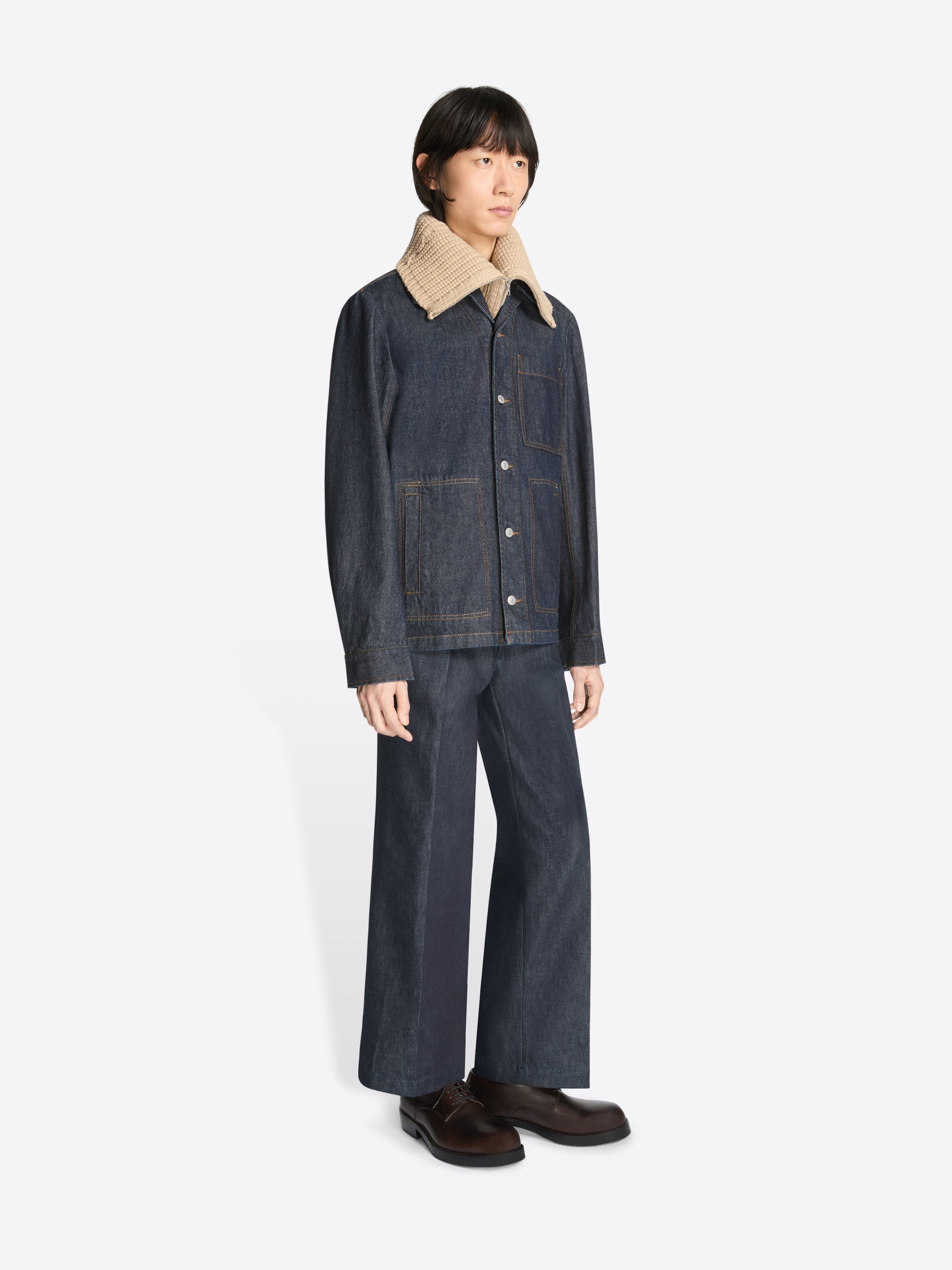 DENIM SHIRT JACKET - 3