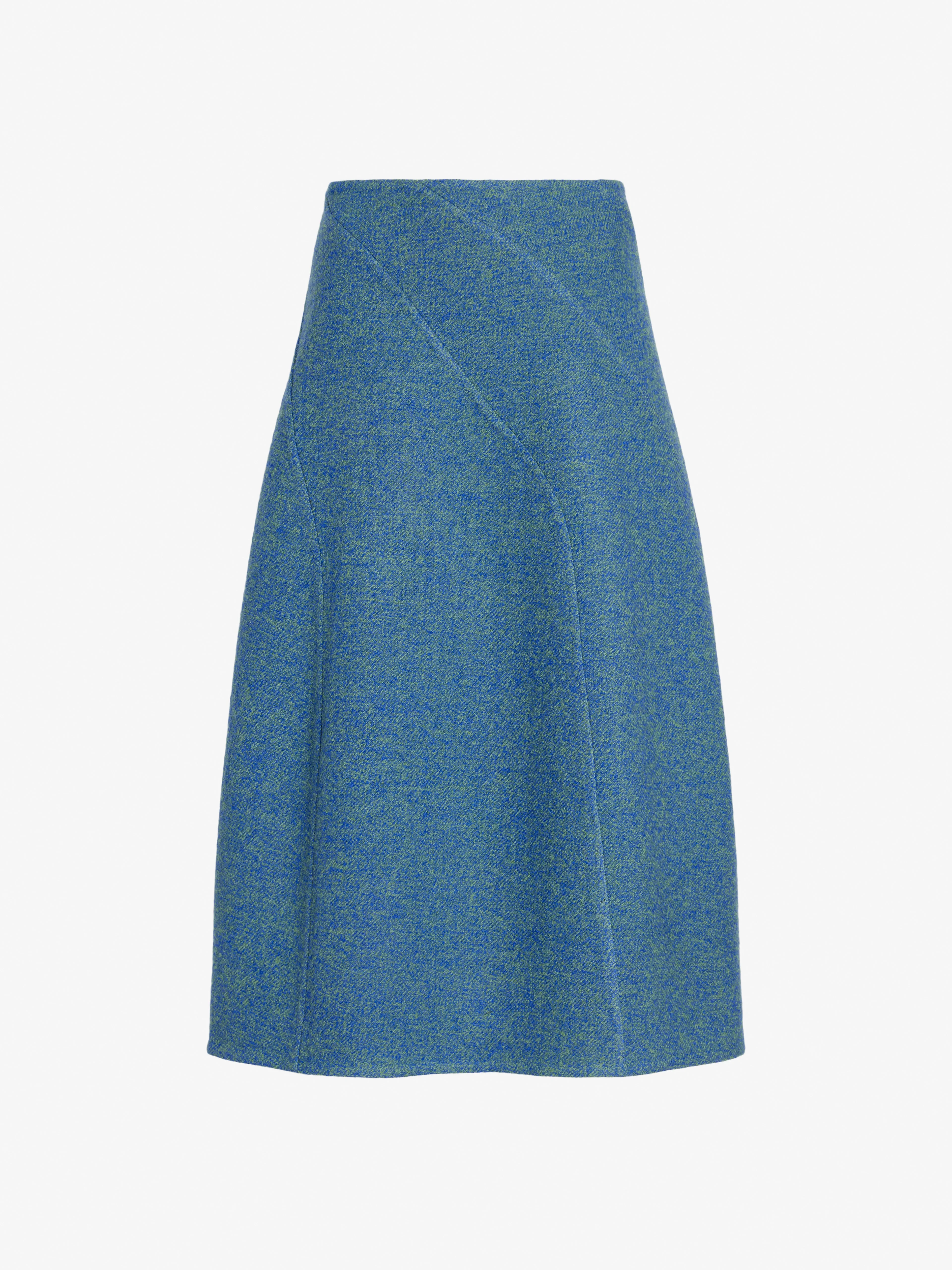 Gaelle Skirt in Double Face Melange Outerwear - 1