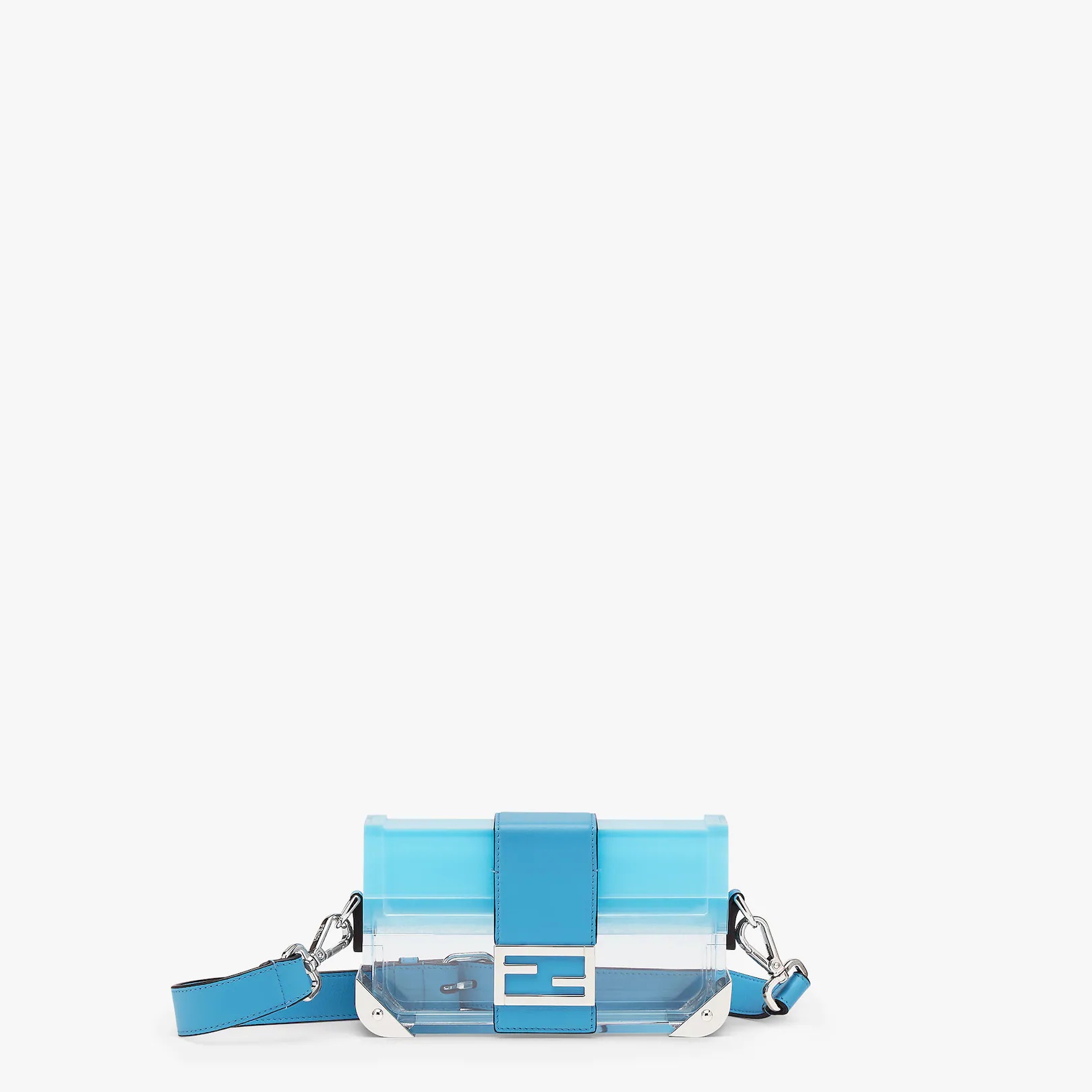 Light blue and transparent plexiglass bag - 1