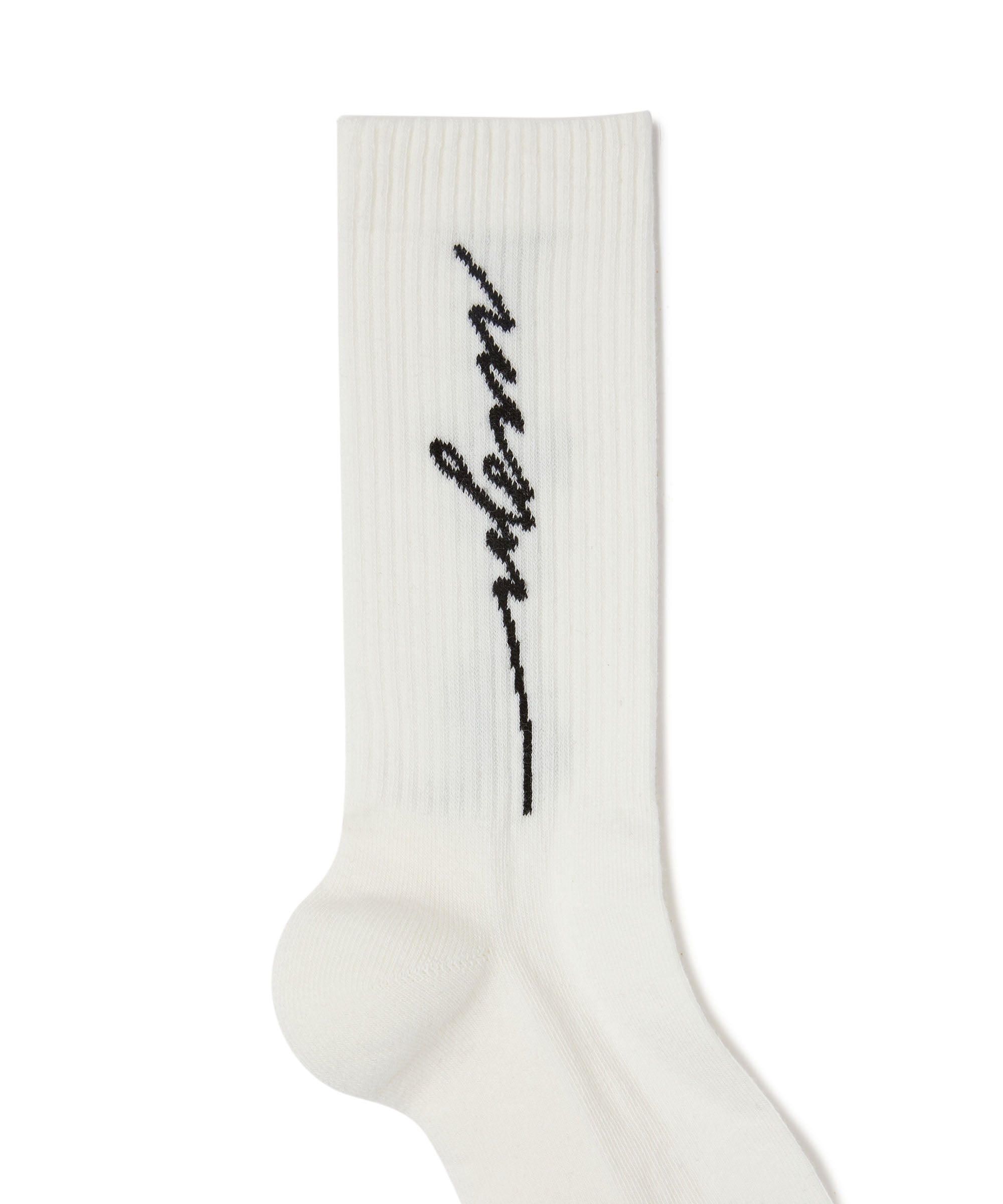Socks with jacquard cursive logo - 2