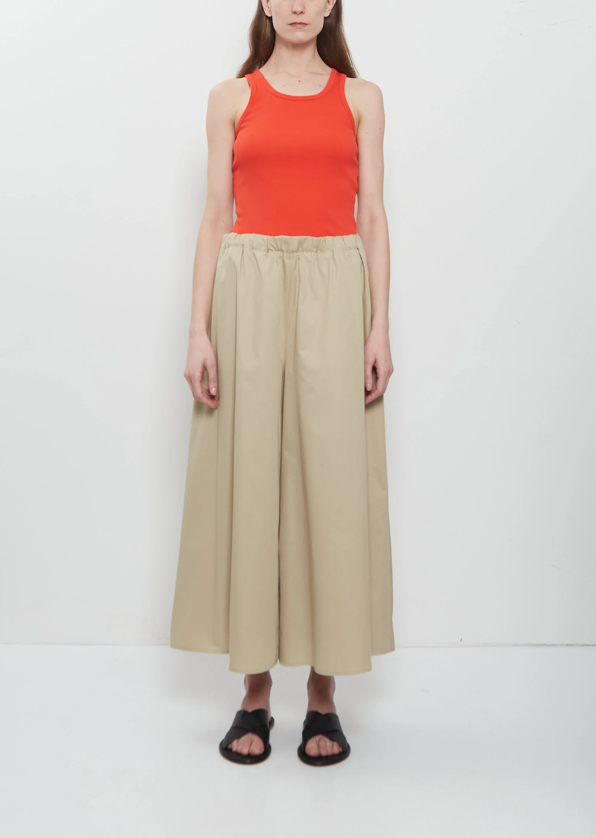 Jana Drawstring Exaggerated Skirt Trousers - 1
