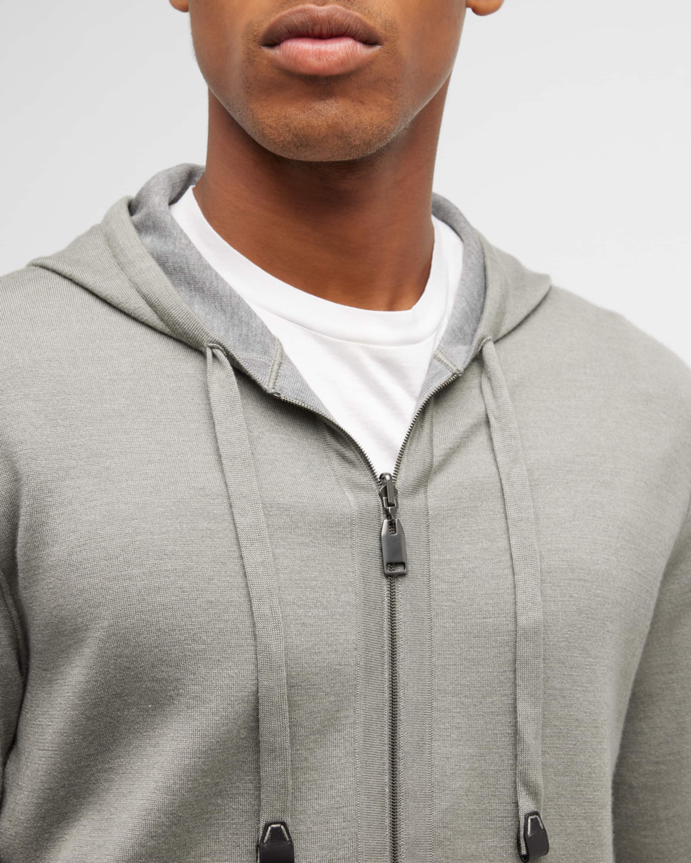 Men's Cotton-Cashmere Zip Hoodie - 5