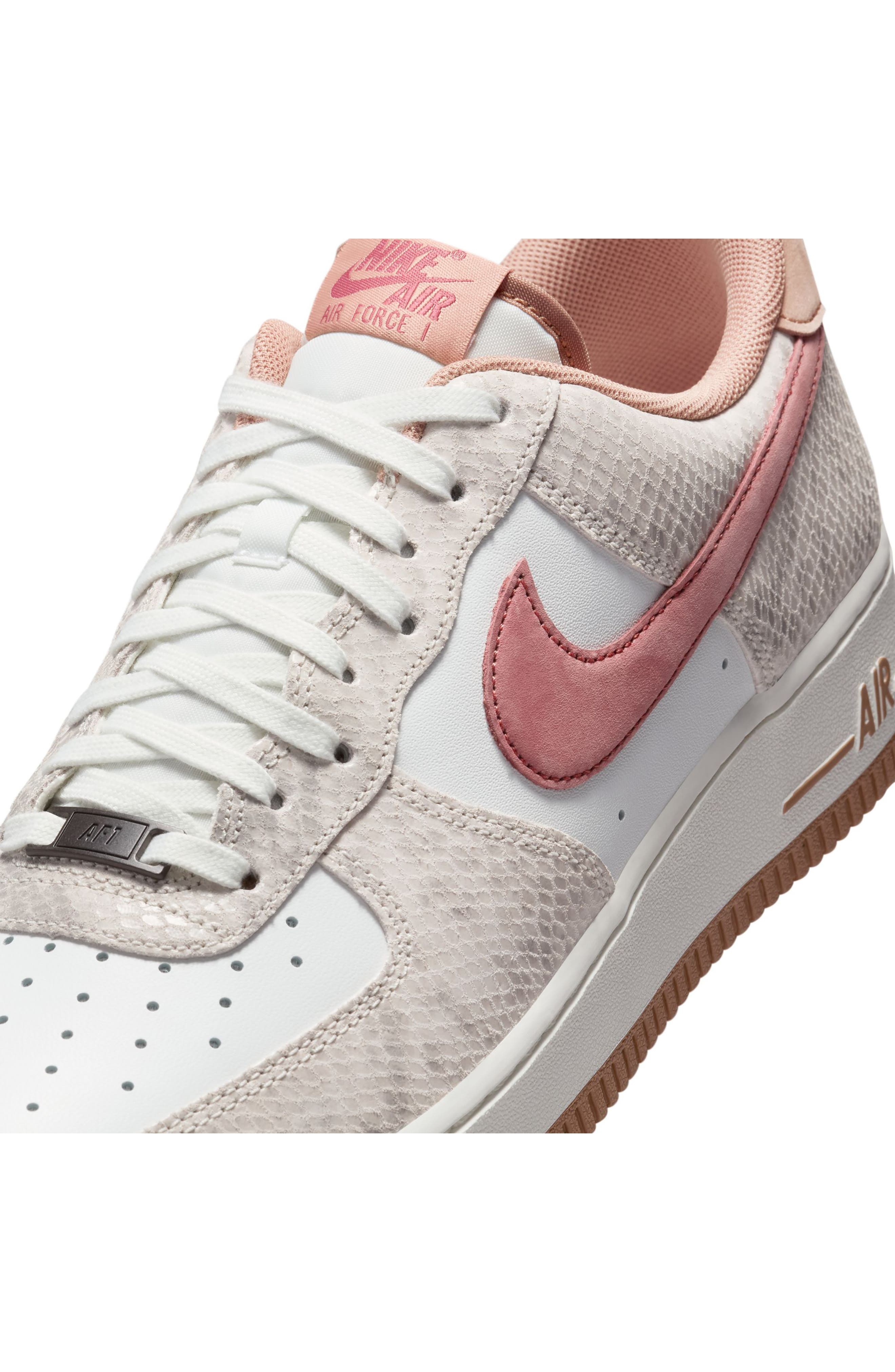 Nike Air Force 1 '07 LV8 Basketball Sneaker in Summit White/Canyon Rust at Nordstrom - 7