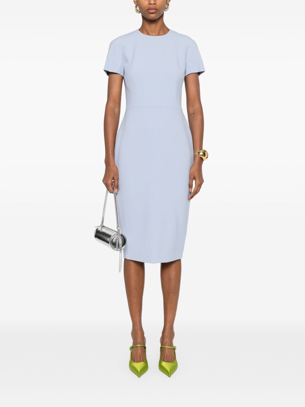 crew-neck midi dress - 2