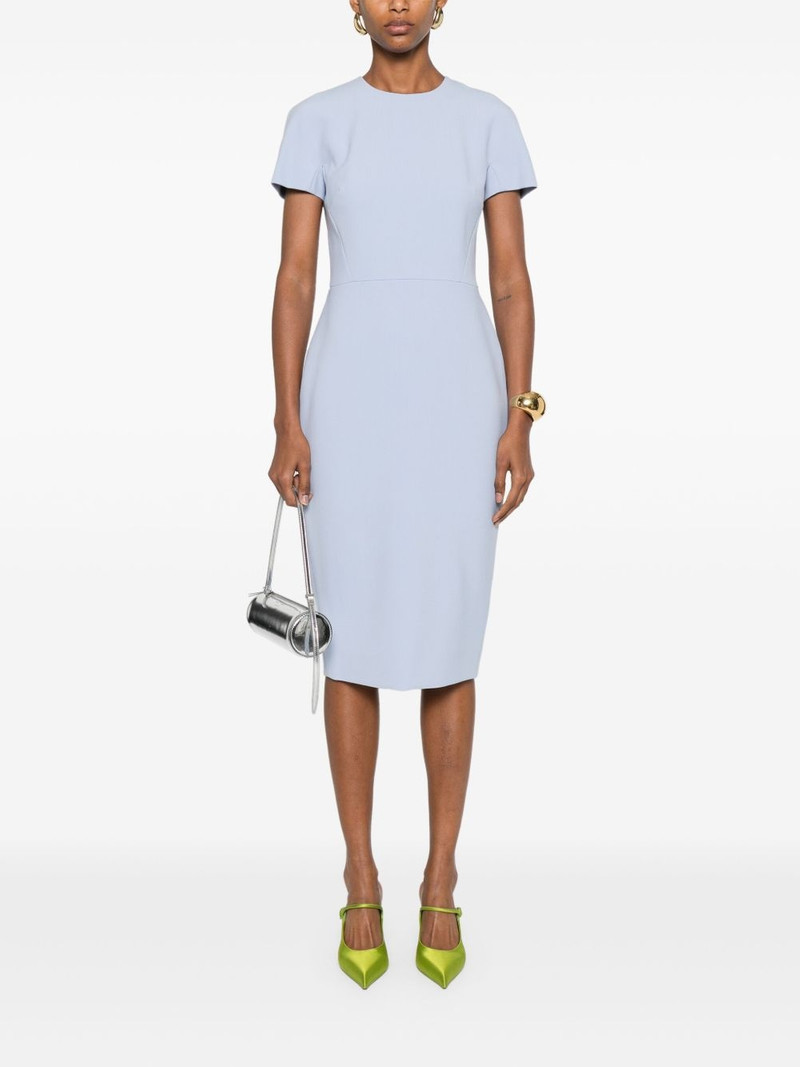 Victoria Beckham crew-neck midi dress outlook