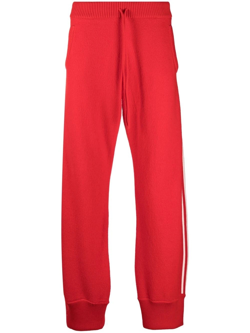 side-stripe track pants - 1