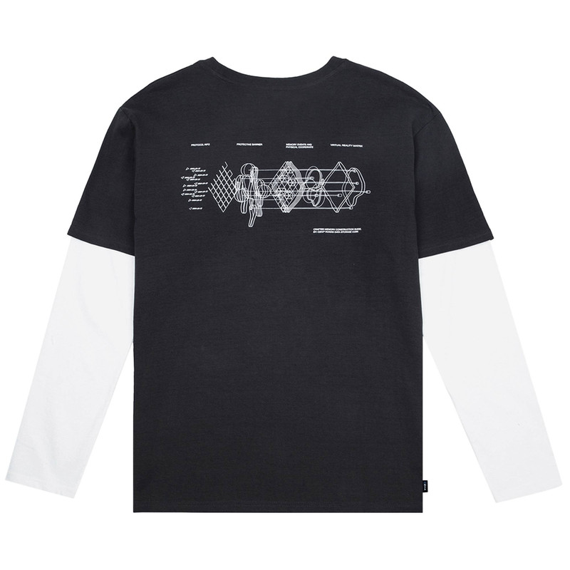 C2H4 C2H4 x Vans Vol.2 Off The Wall Twofer Tee 'Black/White' outlook
