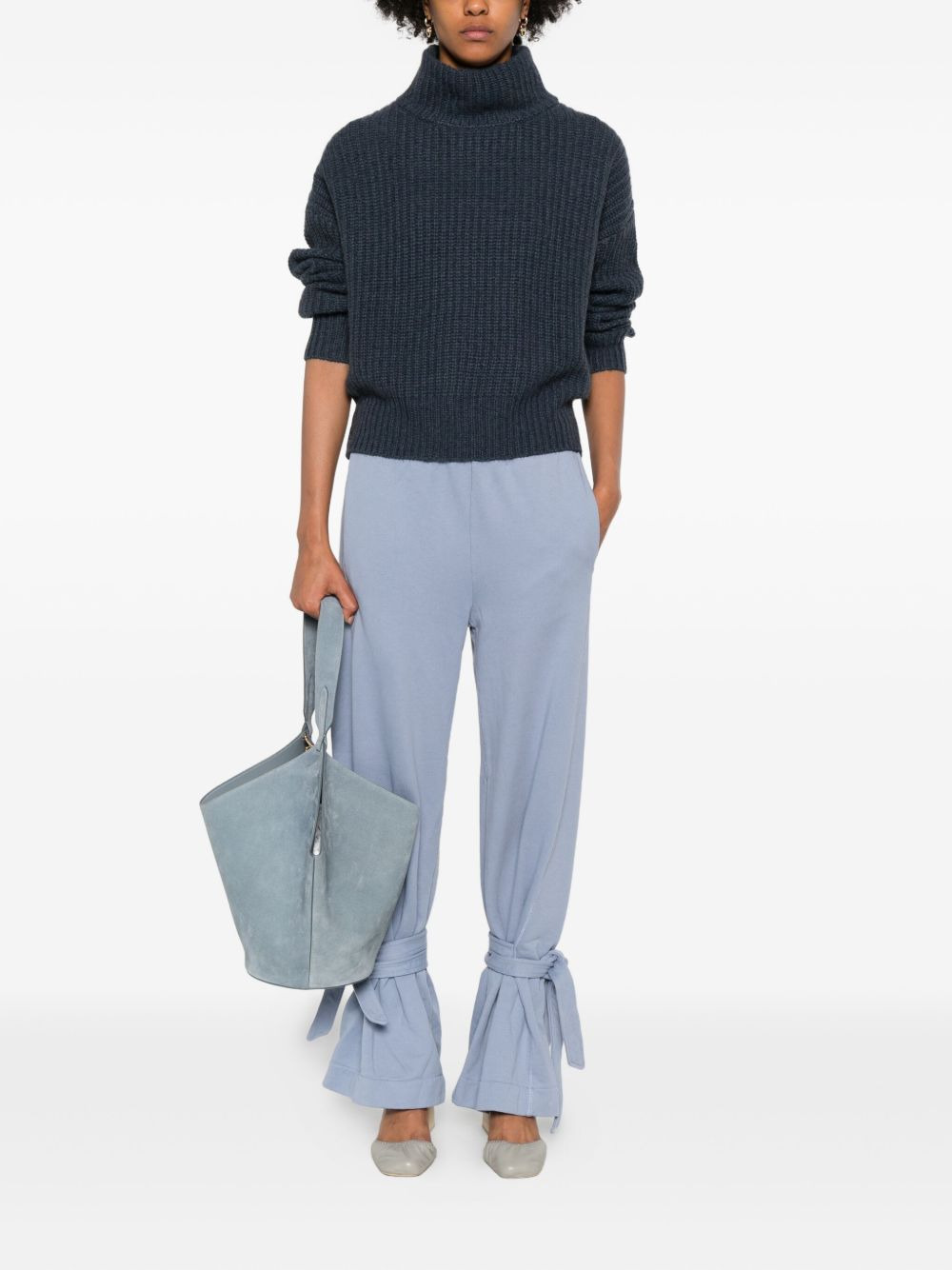 ribbed turtleneck sweater - 2