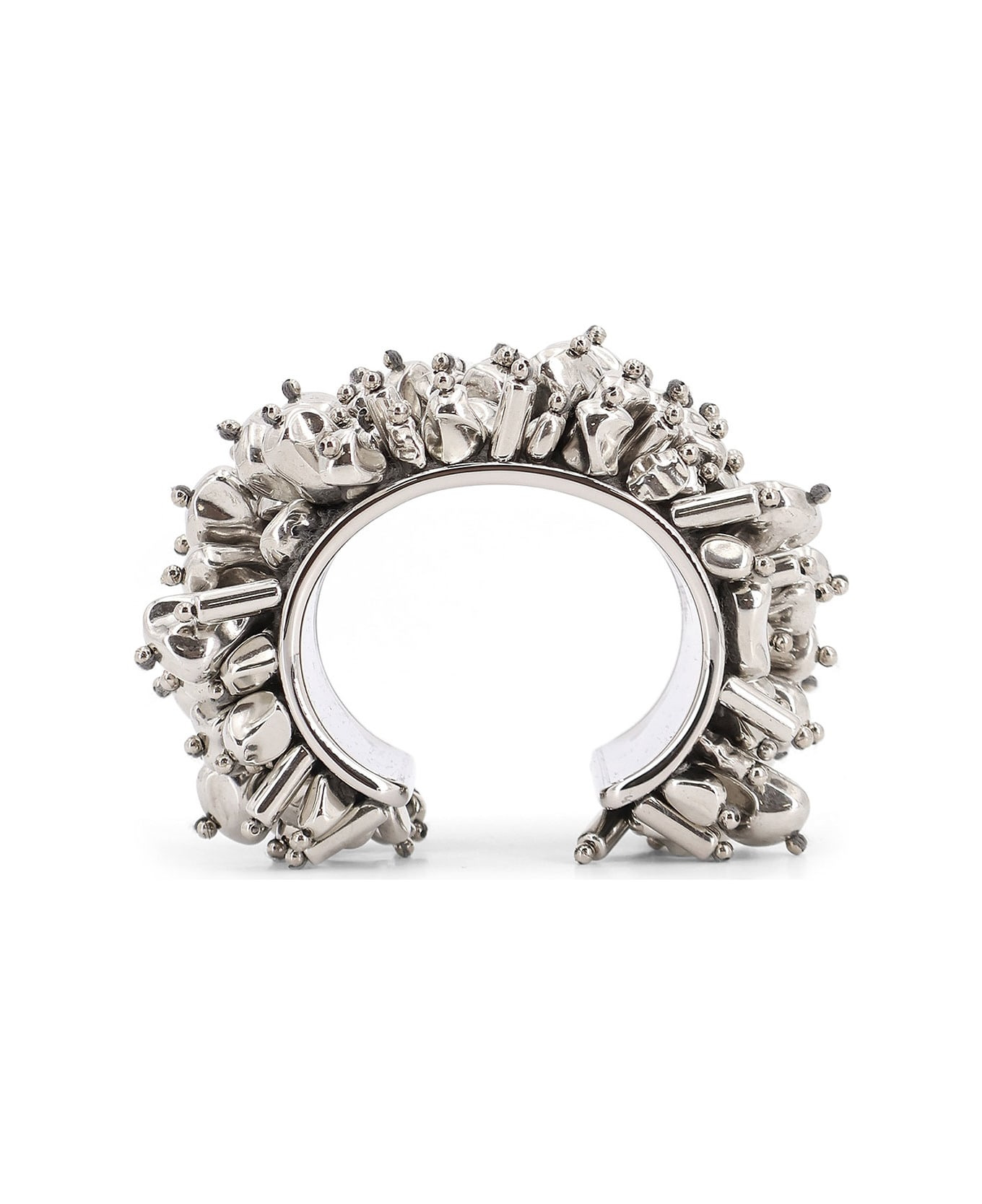 Brass Bracelet With Jewel Embellishments - 1