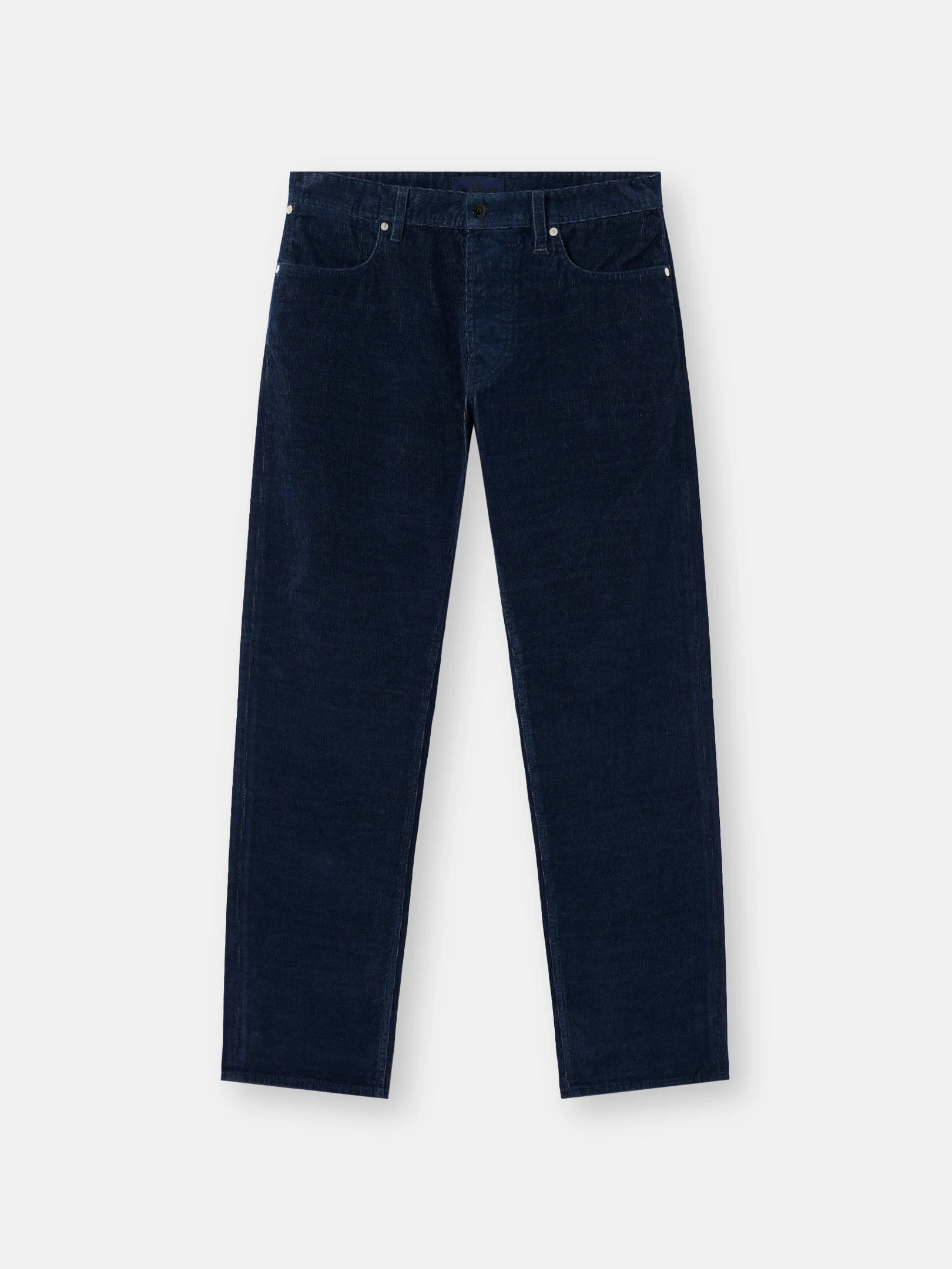 J100005 INDIGO MICRO CORDUROY-RINSED - 1