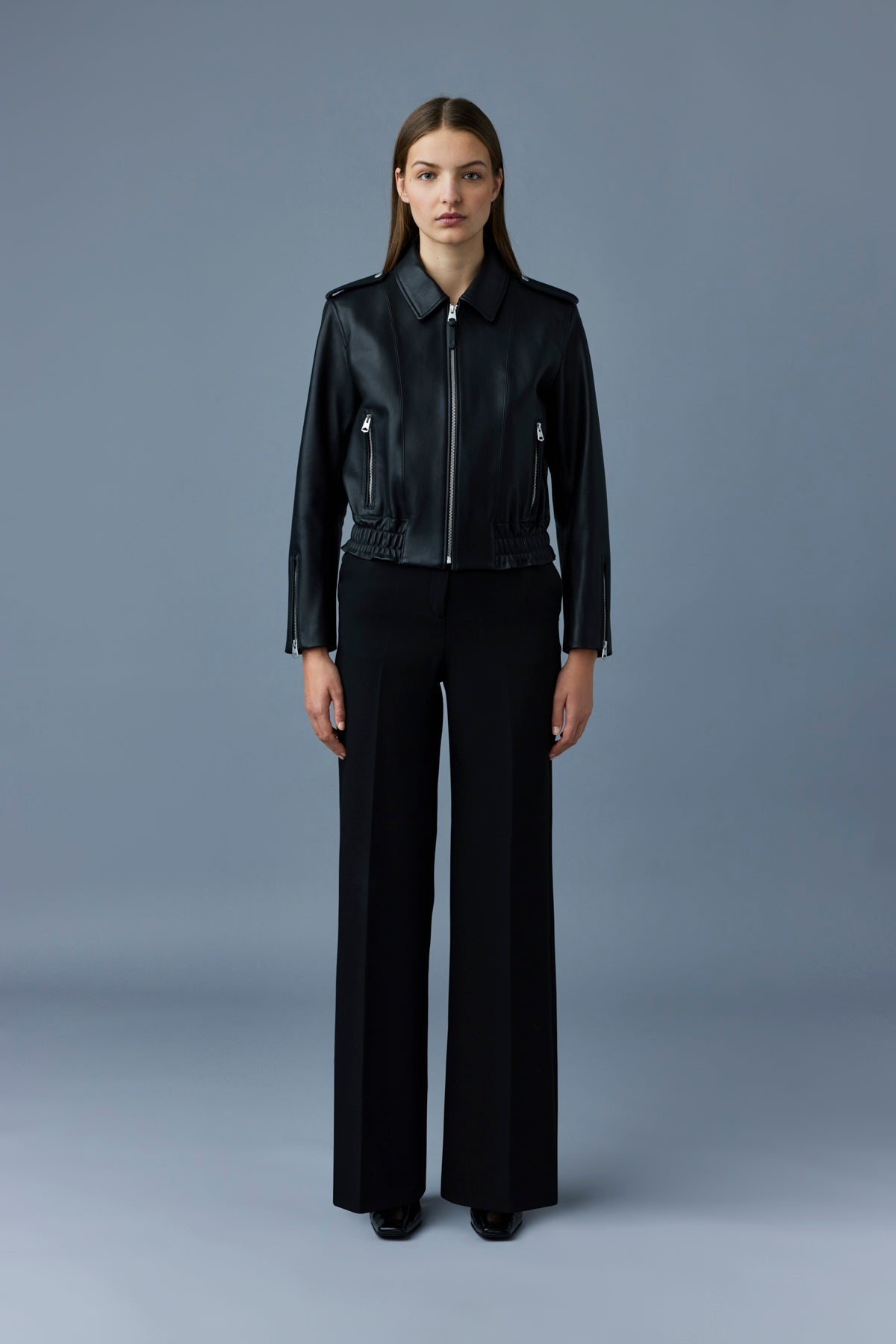 JOLENE Classic lamb leather jacket - 2