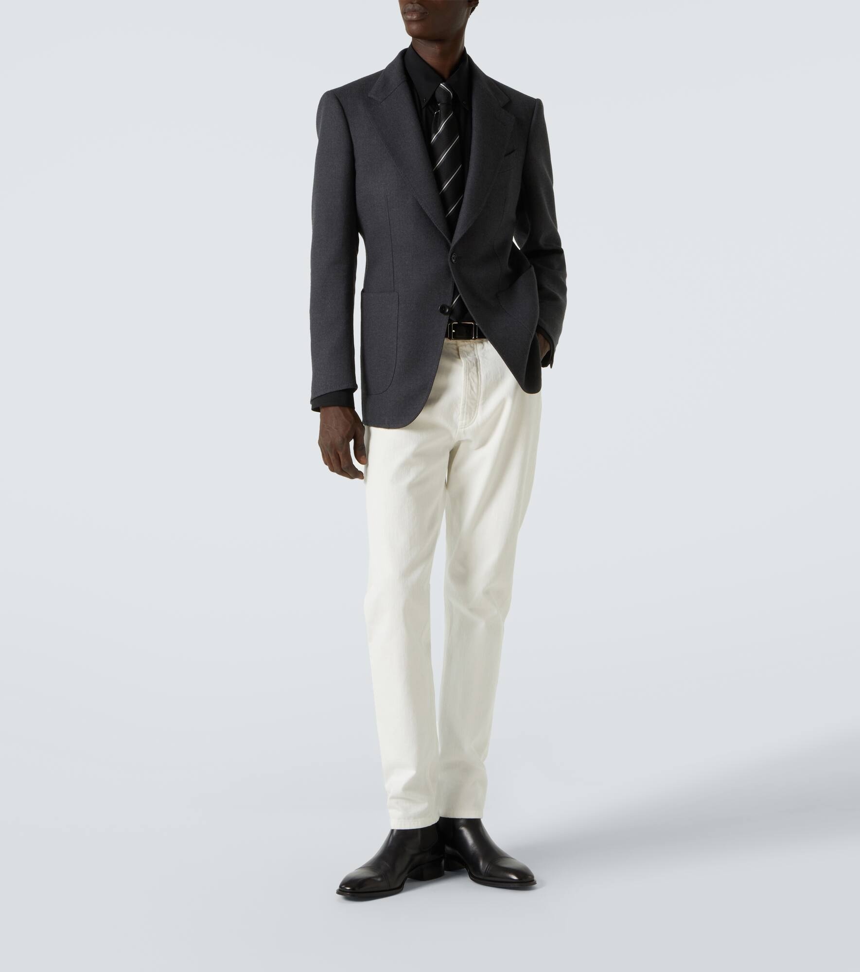 Wool and silk blazer - 2