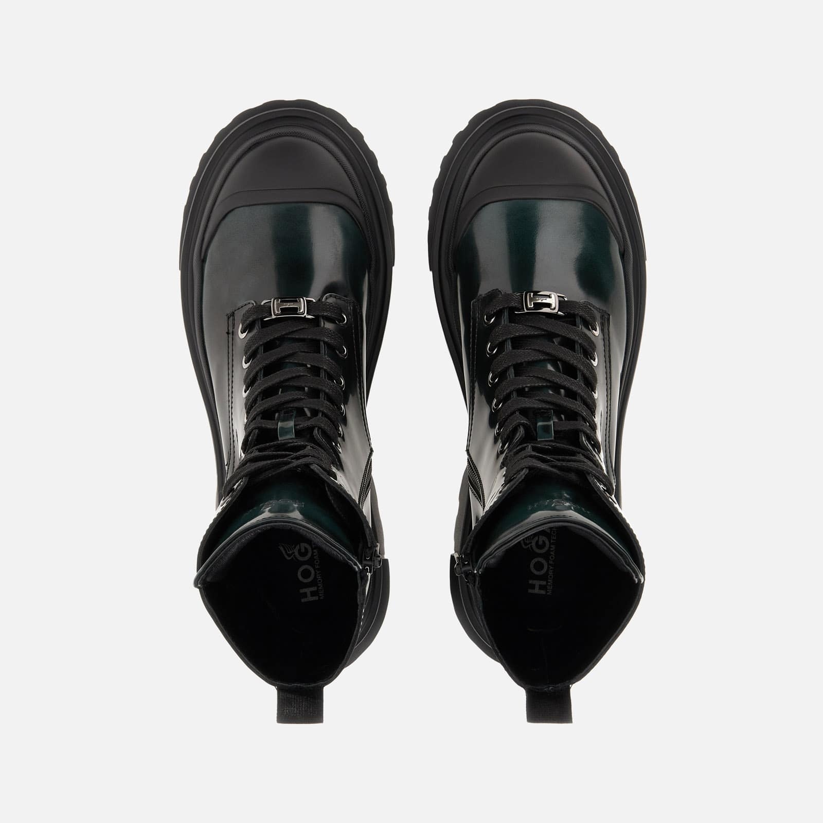 Combat Boots Hogan H619 Green - 4