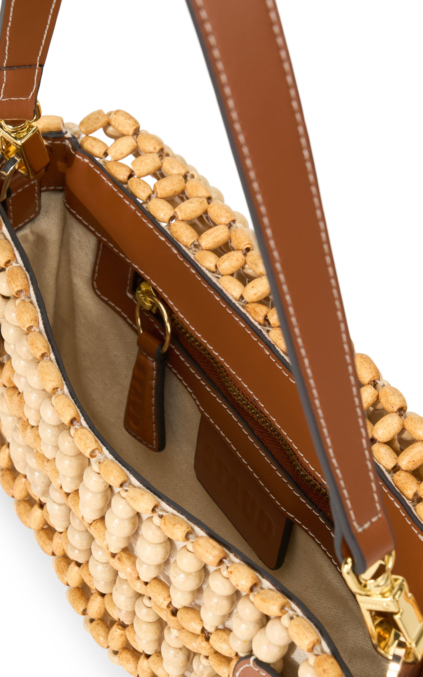 Timmy Beaded Shoulder Bag neutral - 4